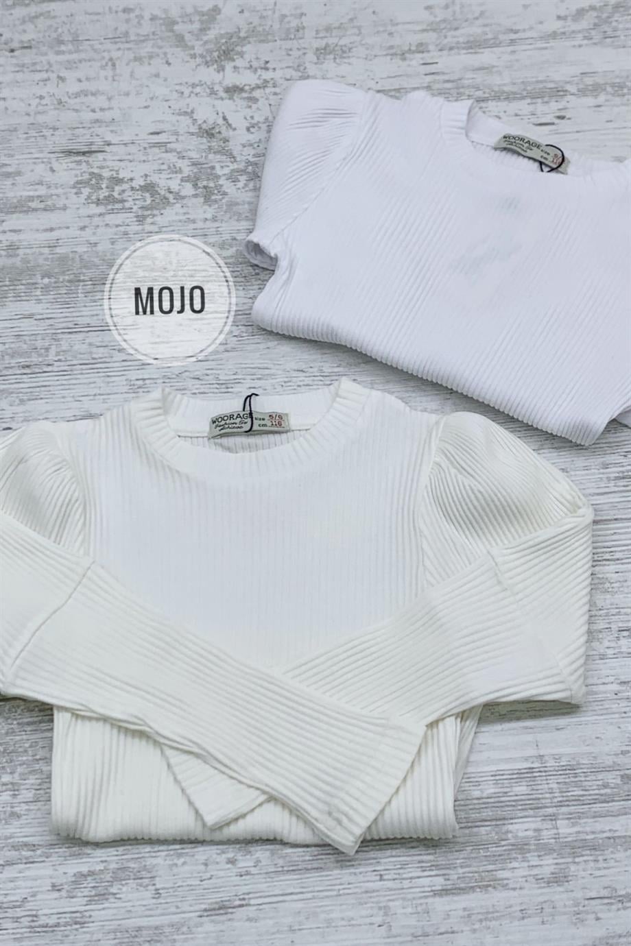 Mojo Kız Çocuk Basic Kaşkorse Body 3480 Beyaz