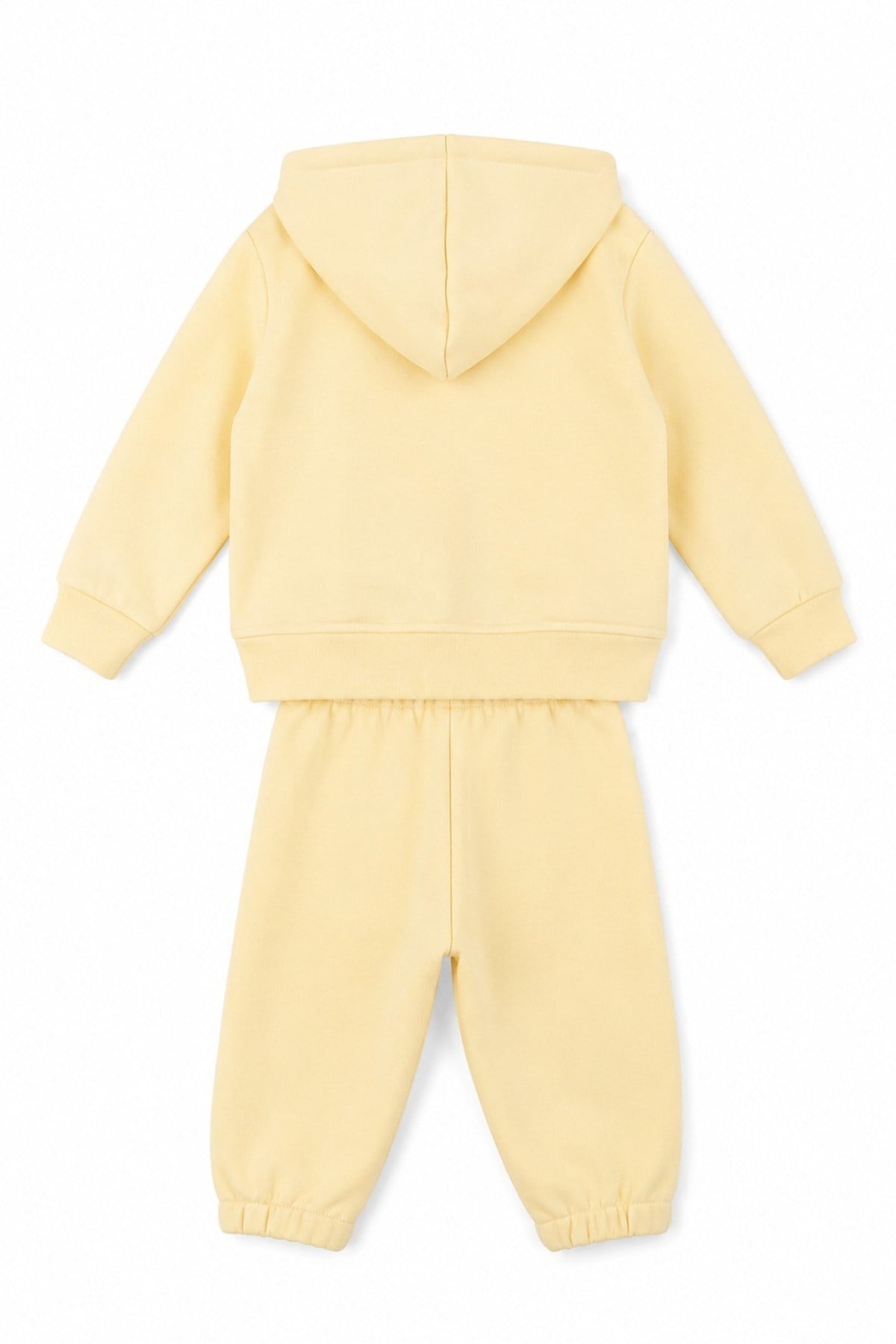 Nk Kids Kız Bebek 1-4 Yaş Çiçek Motifli Eşofman Takımı Sarı