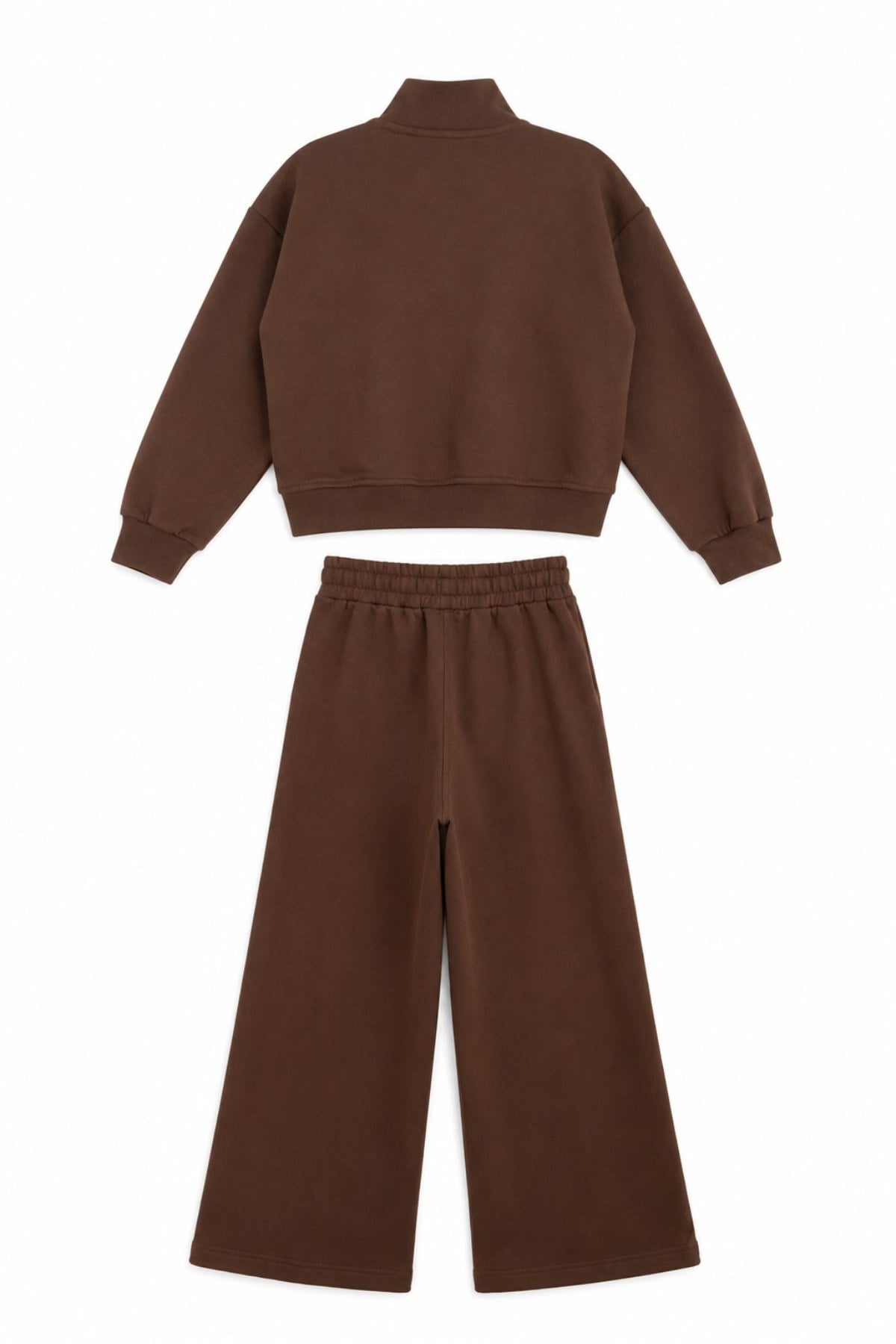Nk Kids Kız Çocuk 8-14 Yaş İkili Eşofman Takımı Kahverengi