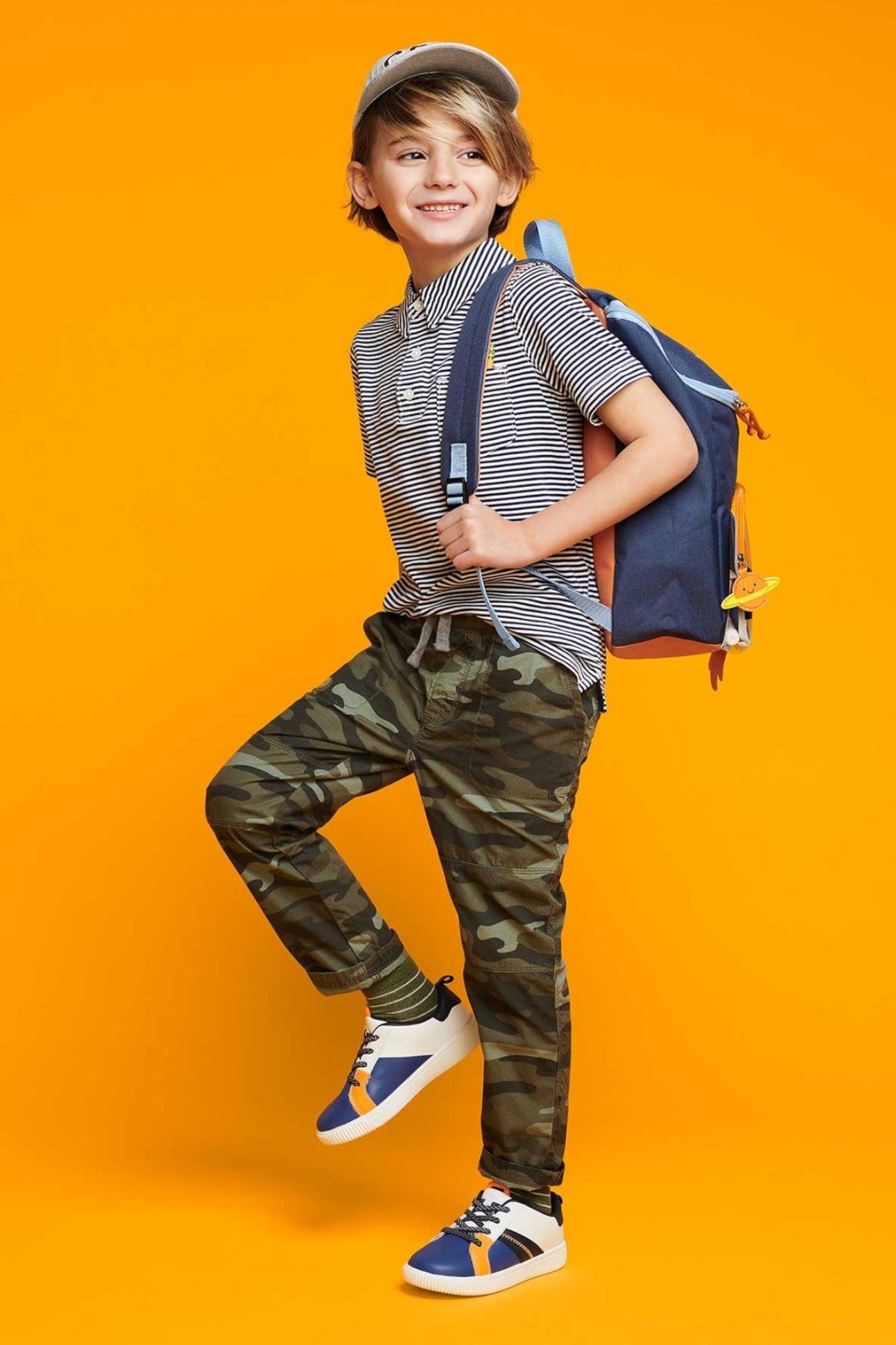 Skip Hop Erkek Çocuk Spark Style Büyük Boy Sırt Çantası Roket Lacivert