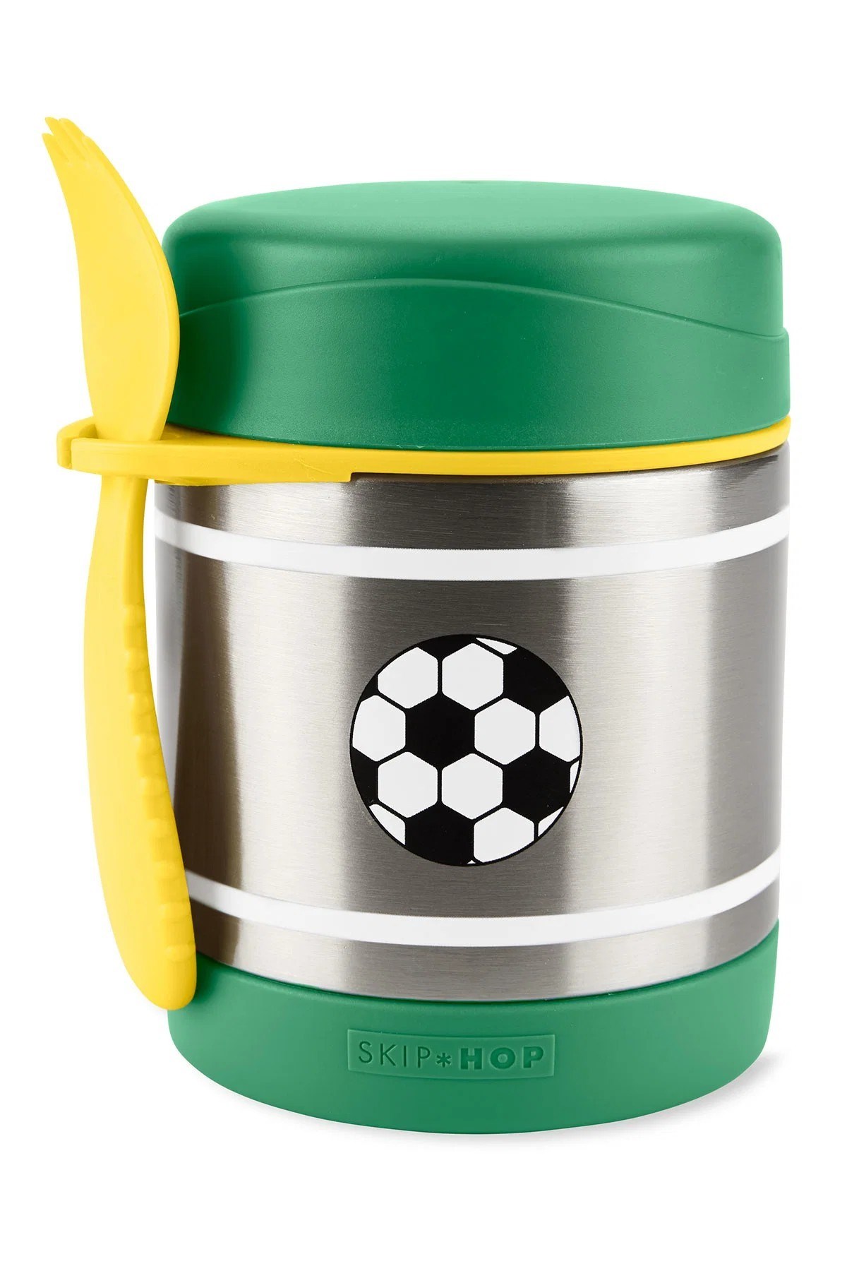 Skip Hop Erkek Çocuk Spark Style Paslanmaz Çelik Termos Futbol Yeşil