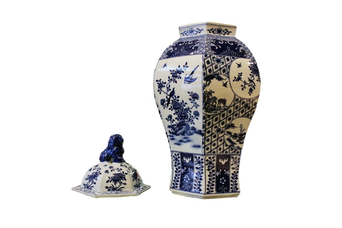 Design of LuxuryDESIGN OF LUXURYM-0052301QD-JZD-20239 KATIE BLUE BLANC VAZO 59X31X31