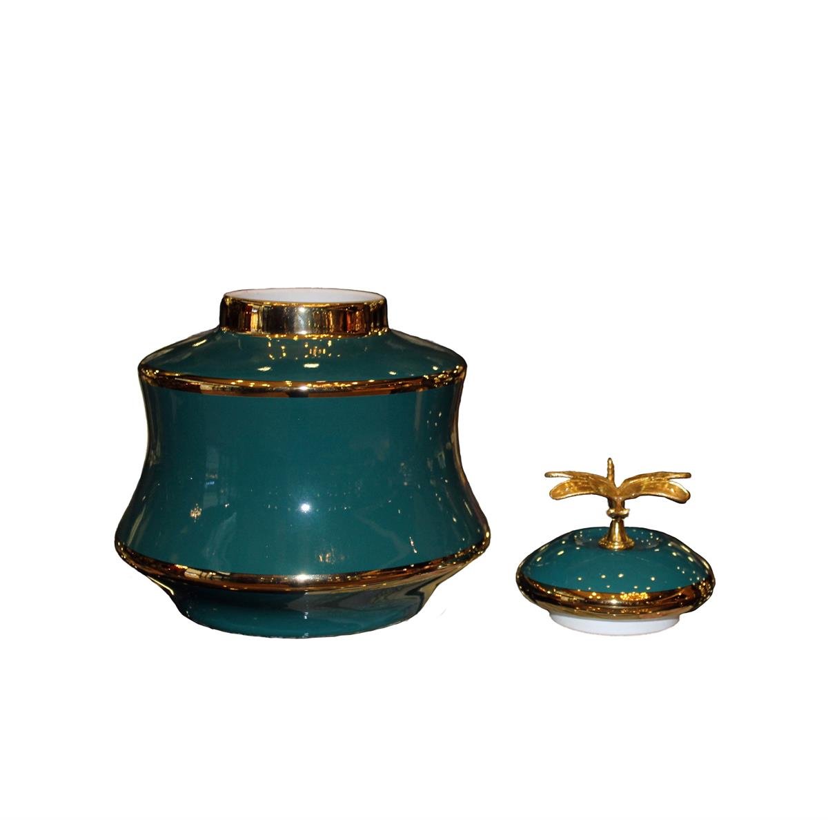 Design of LuxuryDESIGN OF LUXURYM-0052861QD-WW75S DRAGONFLY YEŞİL KÜÇÜK KÜP 15X15X24 CM