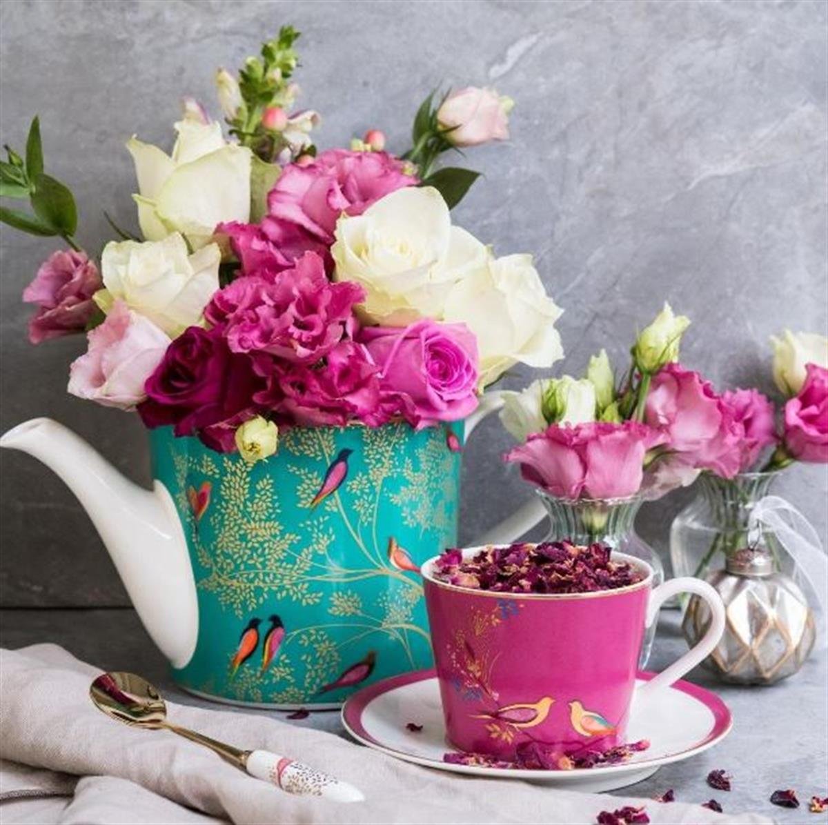 Design of LuxuryPORTMEIRIONRW.SMCP.78924-XGCHELSEA ÇAY FİNCAN+TABAĞI PEMBE