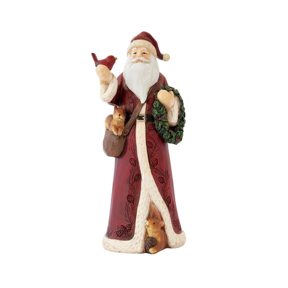 Design of LuxuryEASY LİFE2804 CHFIEasy Life Christmas Figurines KuŞlu NoeL Baba Heykelciği