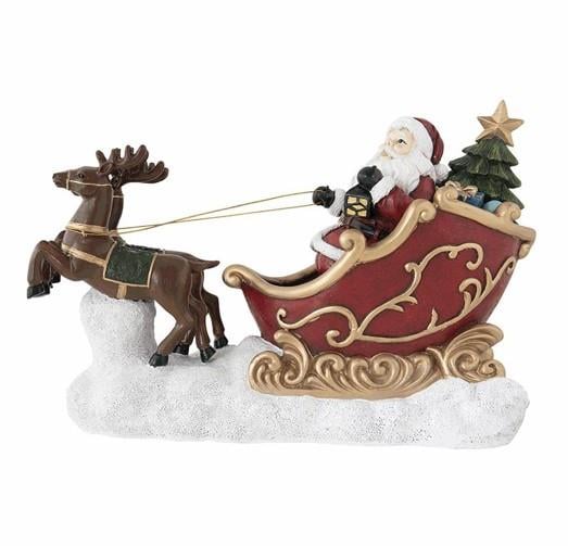 Design of LuxuryEASY LİFE2810 CHFIEasy Life Christmas Figurines Kızaklı Noel Baba Figürü
