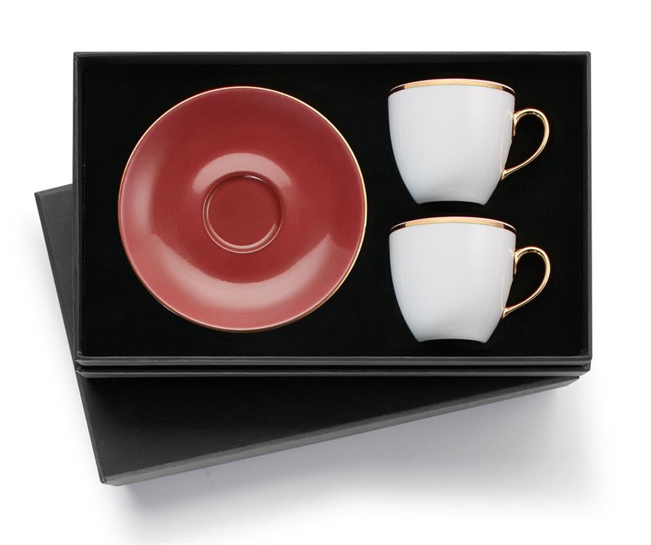 Design of LuxurySELAMLIQUESTCC02572 'li Fincan Seti (Bordo) | designofluxury.com.tr 2 'li Fincan Seti (Bordo)