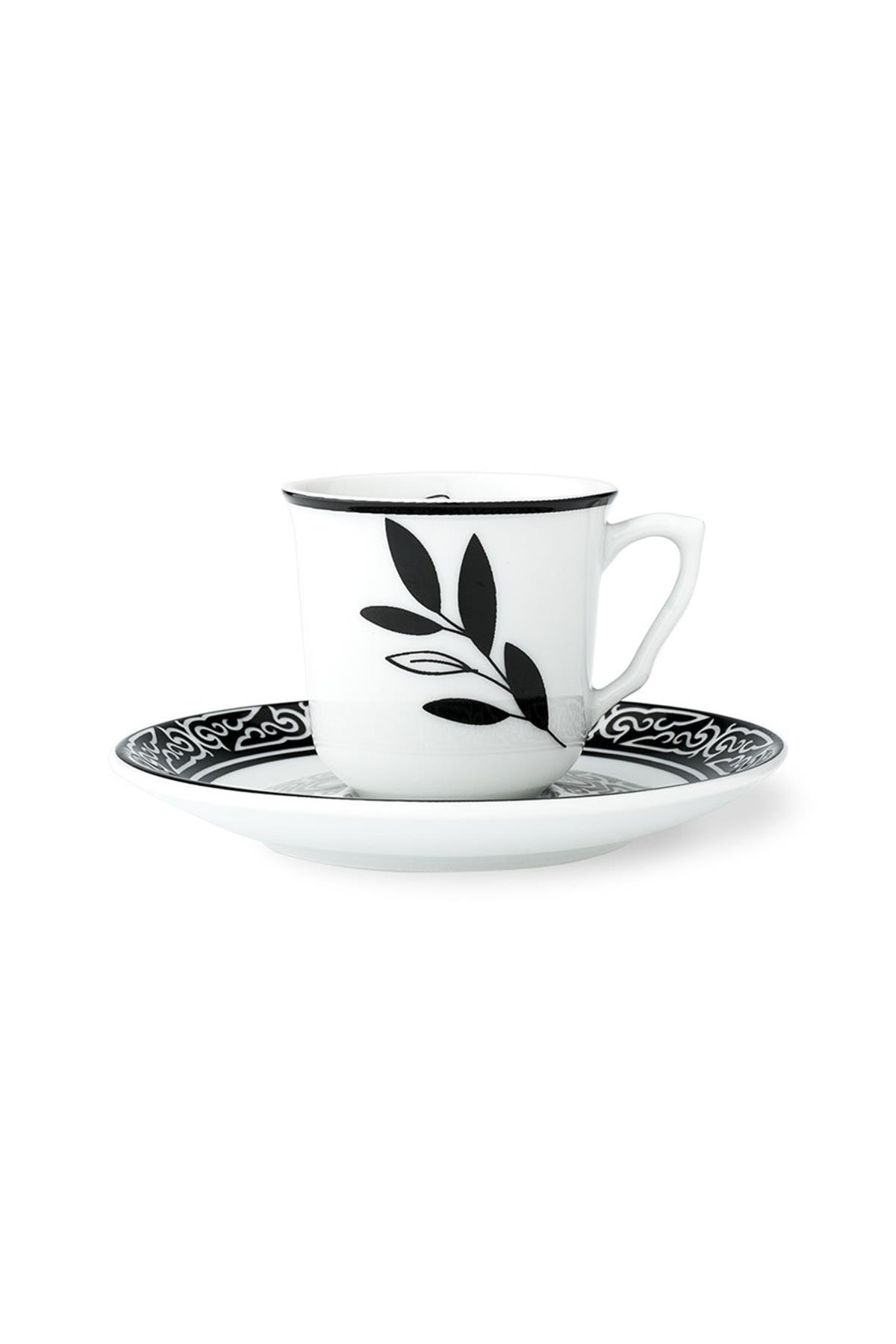 Design of LuxuryBUALH28254210085BUALH BU21008E Busel Porselen 2'li Kahve Fincanı Seti
