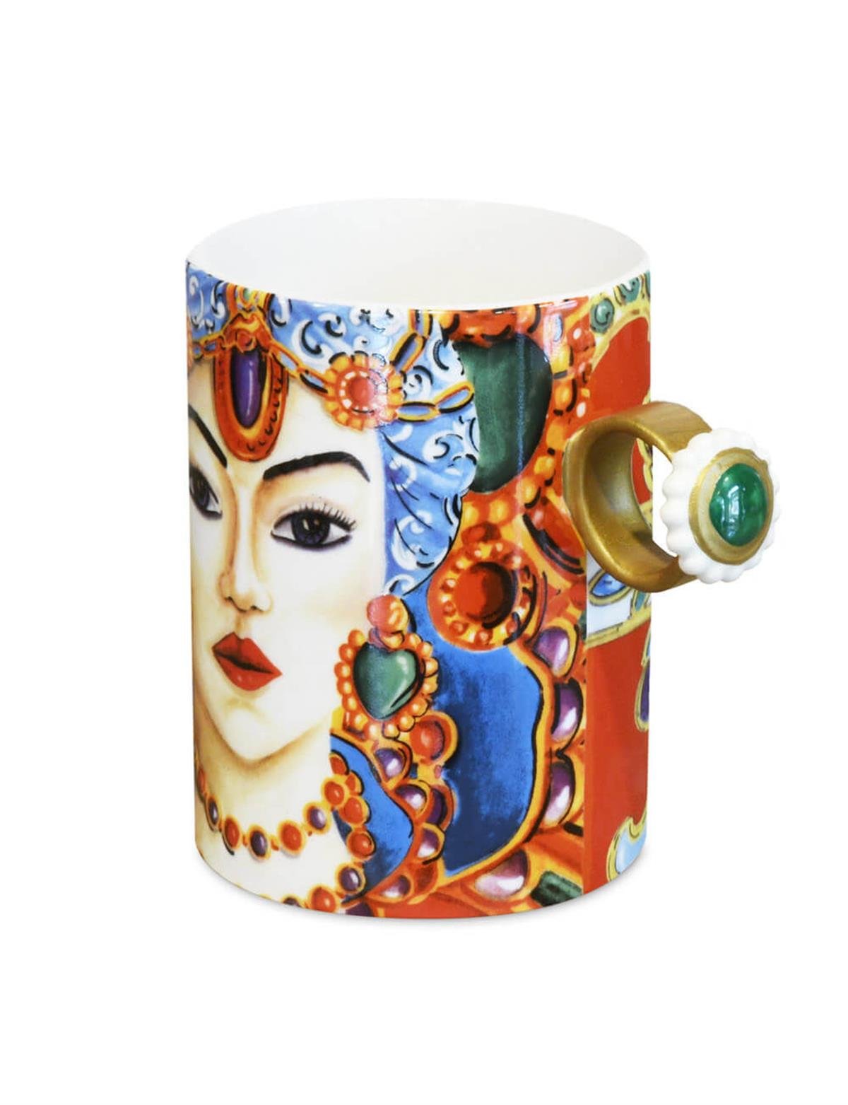 Design of LuxuryBACI MİLANOCOF.GIO03Gio Yüzlü Kahve Fincanı, Kırmızı, H 6,5 CM | designofluxury.com.tr Gio Yüzlü Kahve Fincanı, Kırmızı, H 6,5 CM