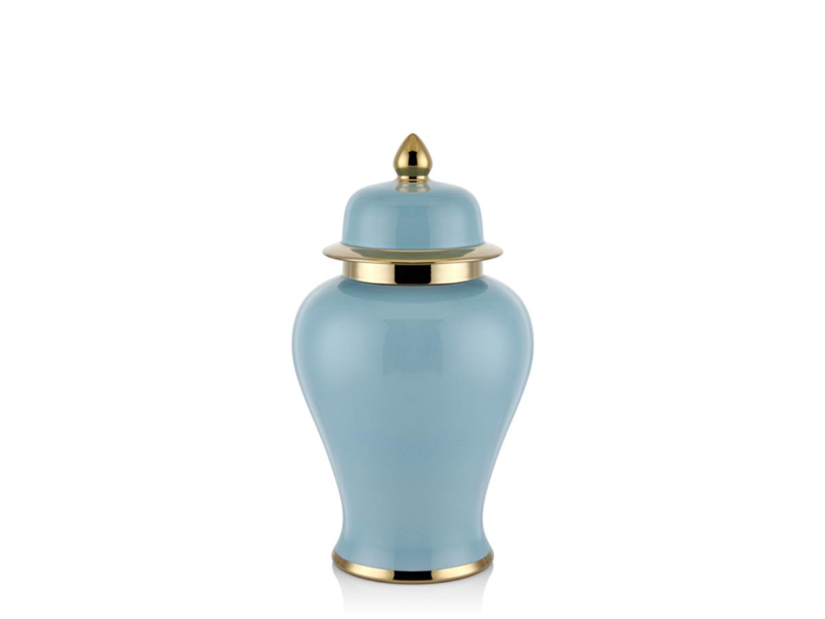 Design of LuxuryDESIGN OF LUXURYM-0052771QD-WW66S AÇIK MAVI GOLD KÜÇÜK KÜP 19X19X38 CM