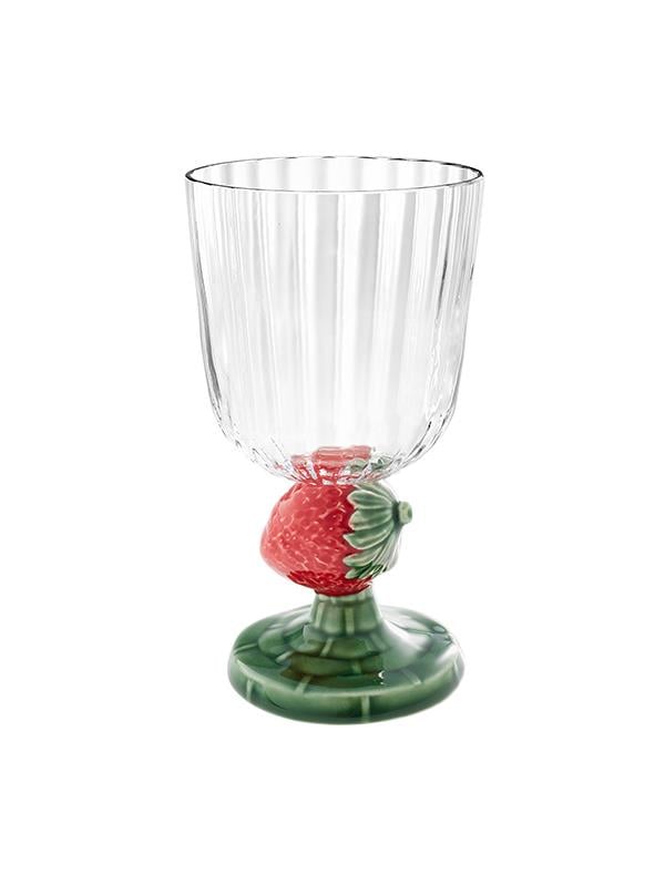 Design of LuxuryBORDALLO65031272BORDALLO CARMEN STRAWBERRIES Goblet Strawberries Stem 362 ml