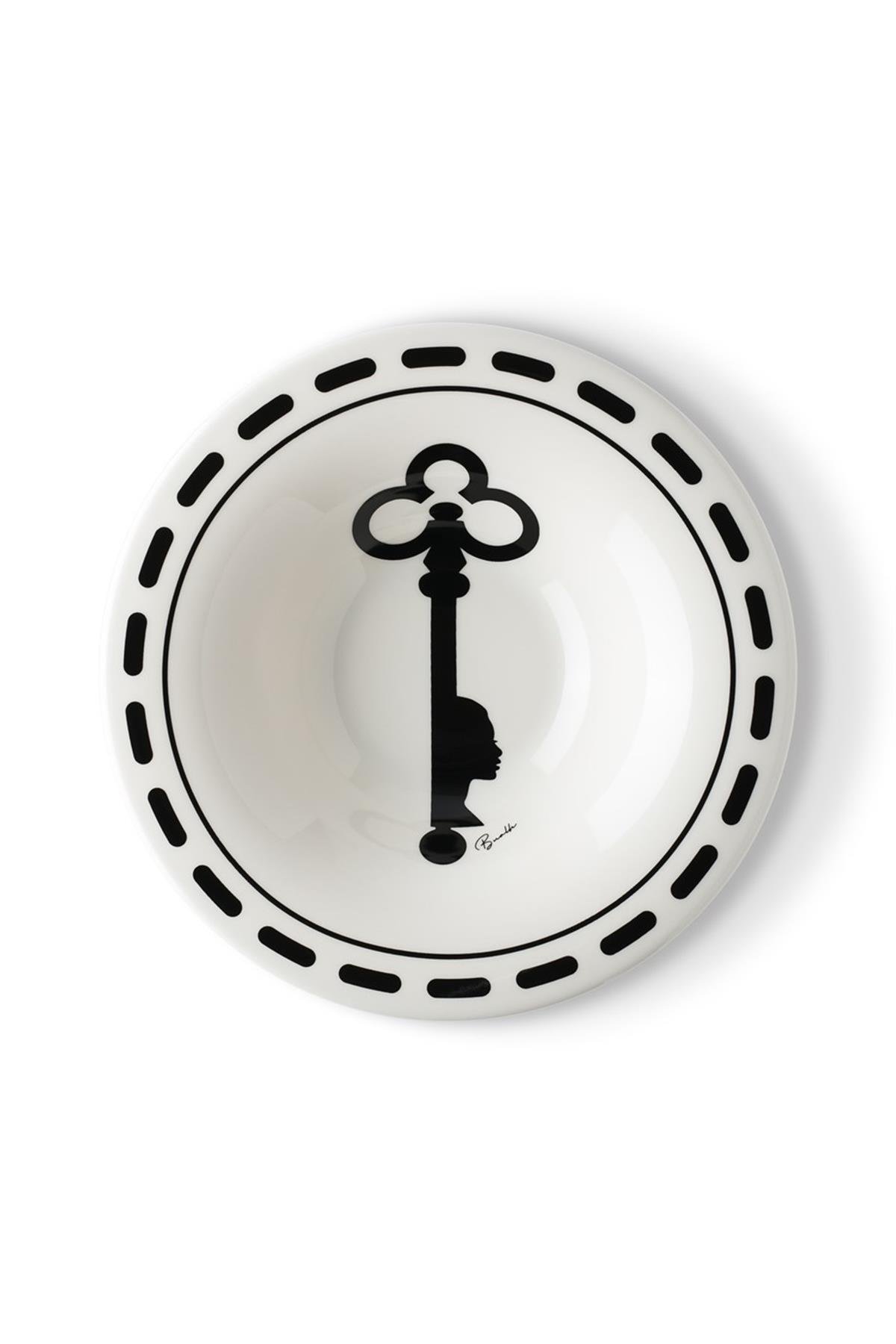 Design of LuxuryBUALH28254210102BUALH BU21010B Bualh Sign Porselen 27 Cm Çukur Tabak