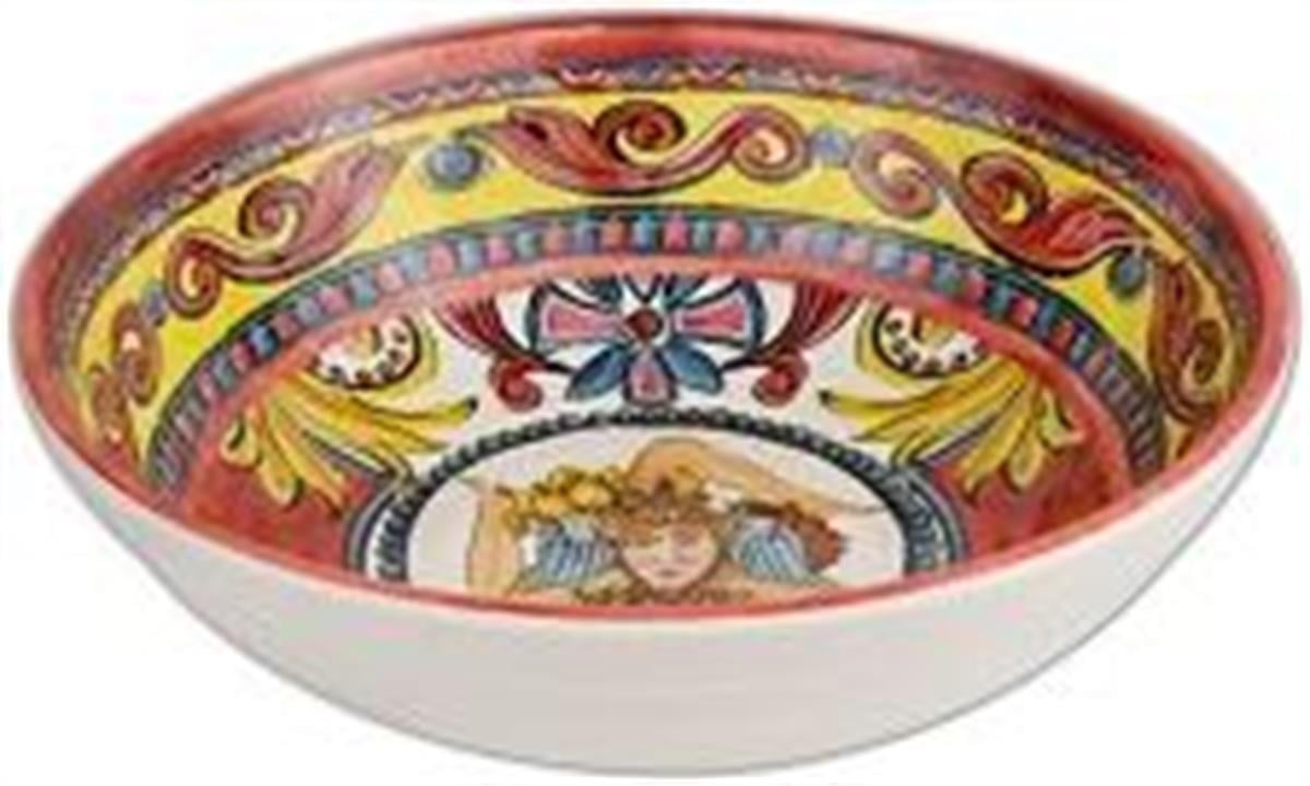 Design of LuxuryBACI MİLANOBMPL2.BRM03Kiremit Kırmızı Barok Çorba ve Salata Kase 23 Cm | designofluxury.com.tr Kiremit Kırmızı Barok Çorba ve Salata Kase 23 Cm