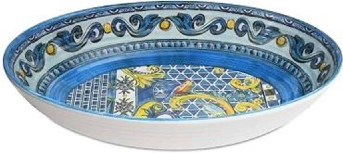 Design of LuxuryBACI MİLANOBMRIS.BRM01Mavi Barok Oval Servis Kasesi 33x23 Cm | designofluxury.com.tr Mavi Barok Oval Servis Kasesi 33x23 Cm