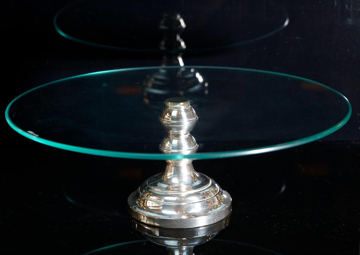 Design of LuxuryDESIGN OF LUXURYM-002127RIVA3043 SANUR ORTA BOY GÜMÜŞ AYAKLI KE | designofluxury.com.tr SANUR ORTA BOY GÜMÜŞ AYAKLI KEK STANDI-RIVA3043