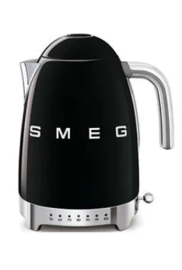 Design of LuxurySMEGKLF04BLEUSMEG Standart Isı Ayarlı Su Isıtıcısı SİYAH | designofluxury.com.tr SMEG Standart Isı Ayarlı Su Isıtıcısı SİYAH