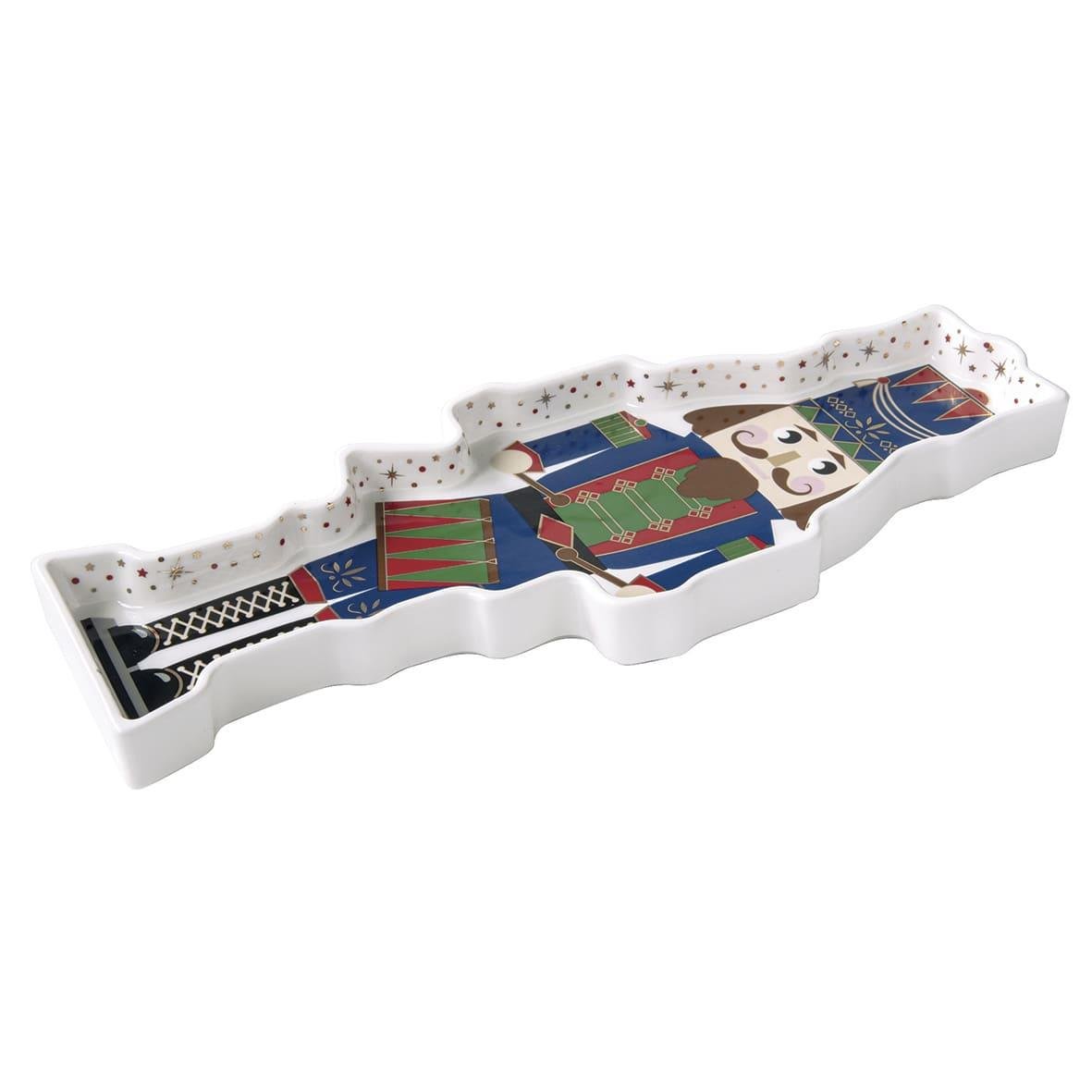Design of LuxuryEASY LİFE2184 NUTCEasy Life Nutcracker Porselen Servis Tabağı 36,5cm x 14cm
