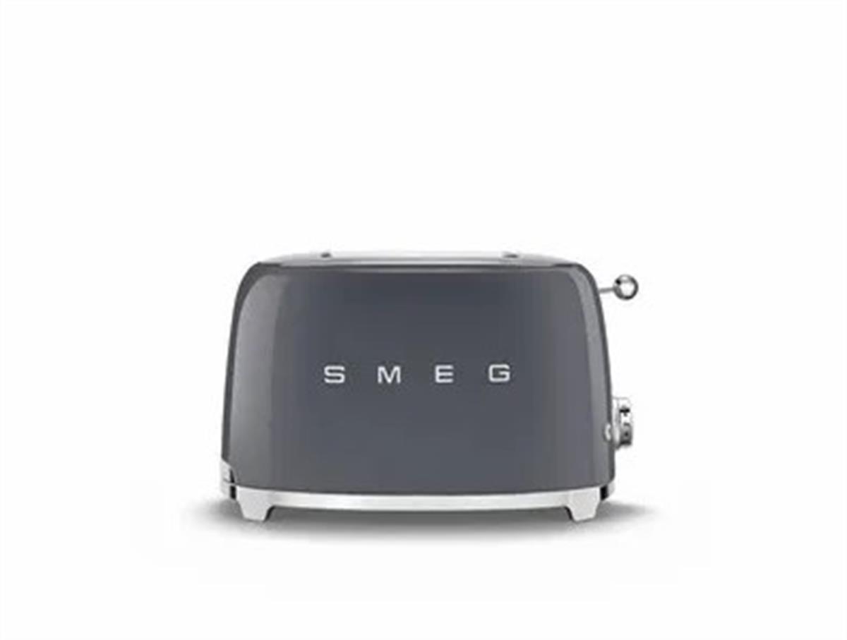 SMEGTSF01GREUSMEG BARUT GRİ 2x1 EKMEK KIZARTMA