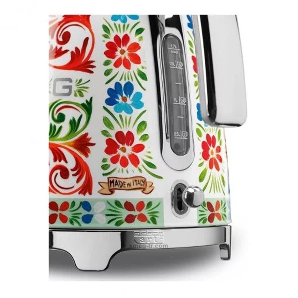 SMEGKLF03DGEUSMEG DOLCE&GABBANA  KETTLE | designofluxury.com.tr SMEG DOLCE&GABBANA  KETTLE