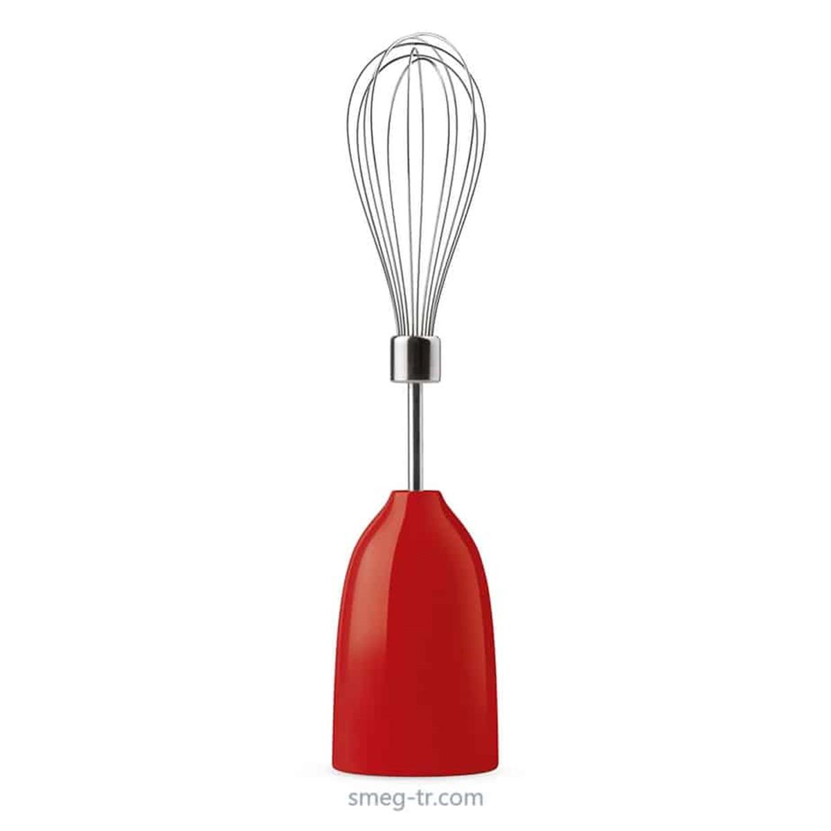 SMEGHBF02RDEUSMEG RETRO SERİSİ KIRMIZI EL BLENDER SETİ | designofluxury.com.tr SMEG RETRO SERİSİ KIRMIZI EL BLENDER SETİ