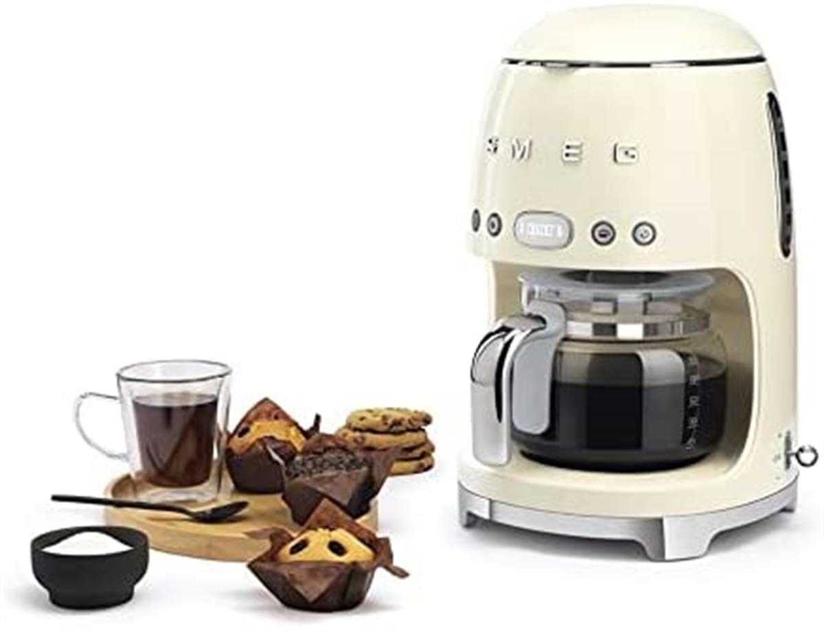SMEGDCF02PBEUSMEG Standart Filtre Kahve Makinası Pastel Mavi | designofluxury.com.tr SMEG Standart Filtre Kahve Makinası Pastel Mavi