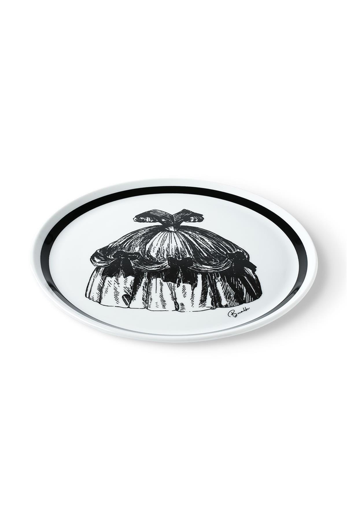 Design of LuxuryBUALH28254210021BUALH BU21002A Elegance Porselen 24 Cm Pasta Tabağı