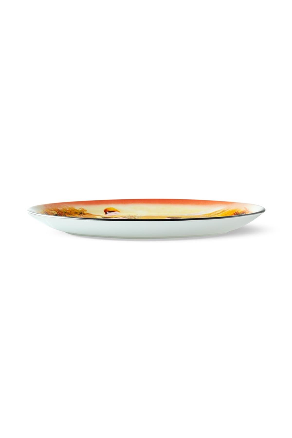 Design of LuxuryBUALH28254210034BUALH BU21003D Prezioso Porselen 31 Cm Kayık Tabak