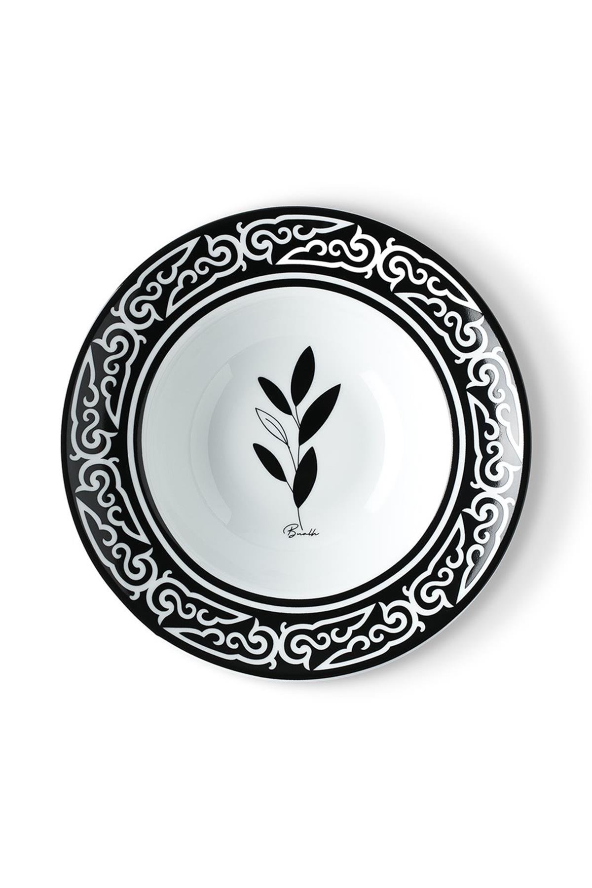 Design of LuxuryBUALH28254210083BUALH BU21008C Busel Porselen 25 Cm Çukur Tabak