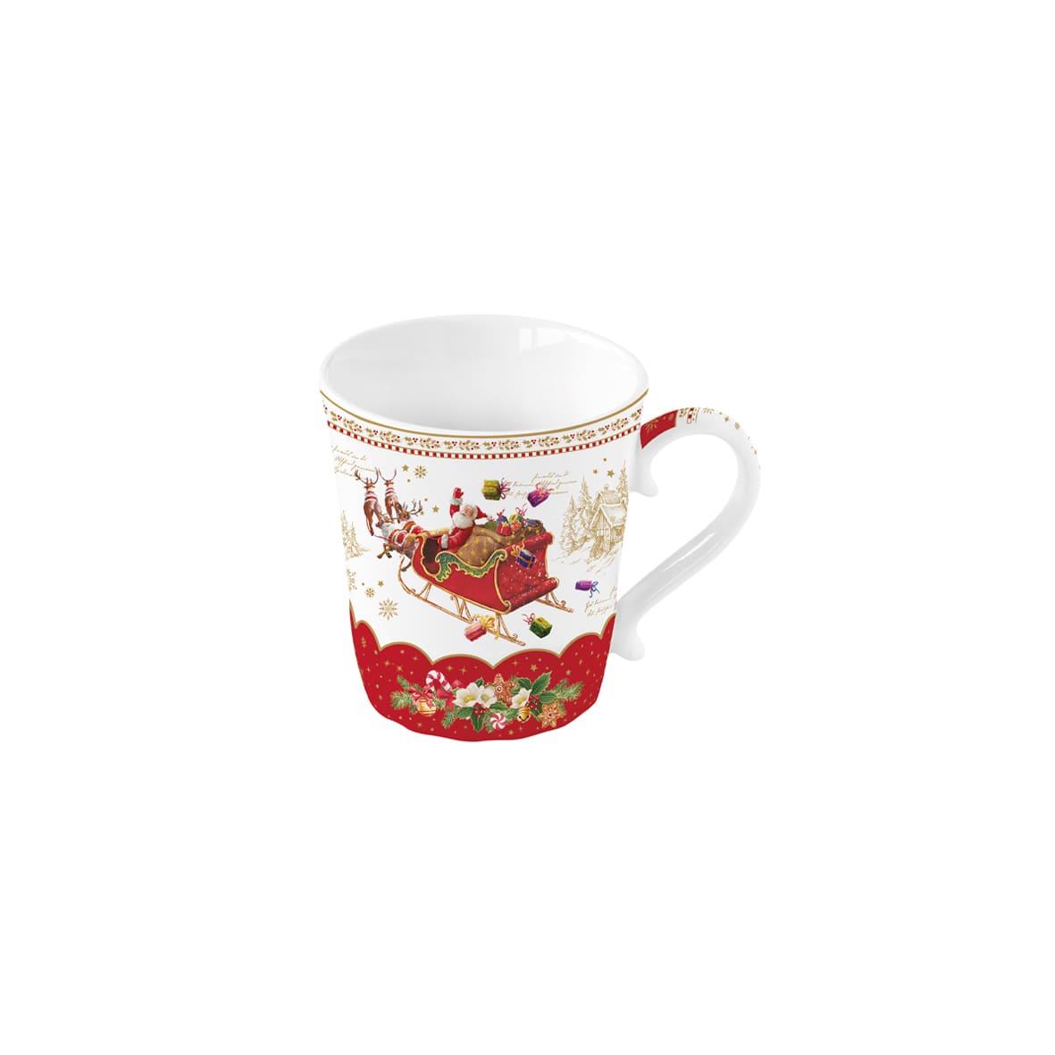 Design of LuxuryEASY LİFE1234 CHMEEasy Life Christmas Nemories Porselen Kupa 340 ml