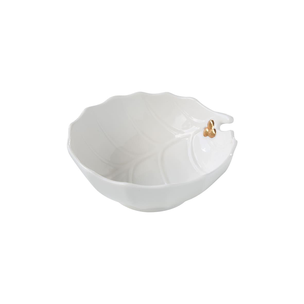 Design of LuxuryEASY LİFE2170 HOLWEasy Life Holly & Berries  Porselen Kase Ø 14,0cm x h:5,0cm - BeyaZ