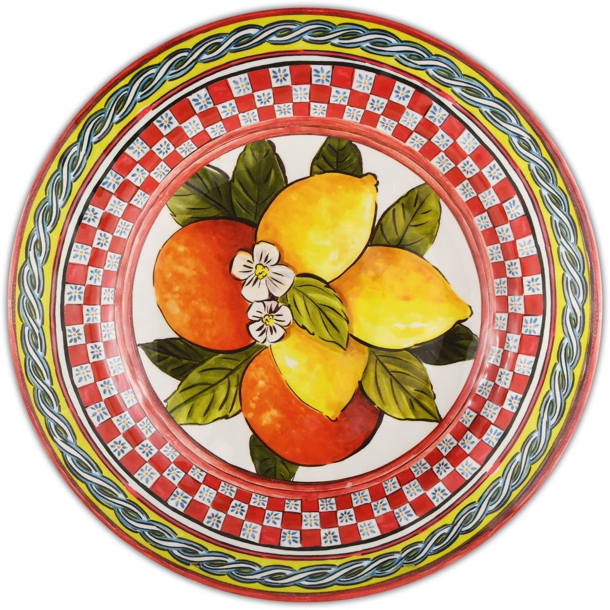 Design of LuxuryDESIGN OF LUXURYBMPL3.BRM04Kırmızı limonlu Tabak 21.5 Cm