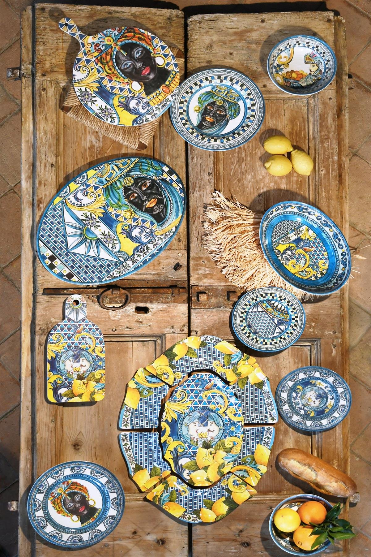 Design of LuxuryBACI MİLANOBMCEN.BRM01Mavi Barok 7 Parça Meze Tabağı | designofluxury.com.tr Mavi Barok 7 Parça Meze Tabağı