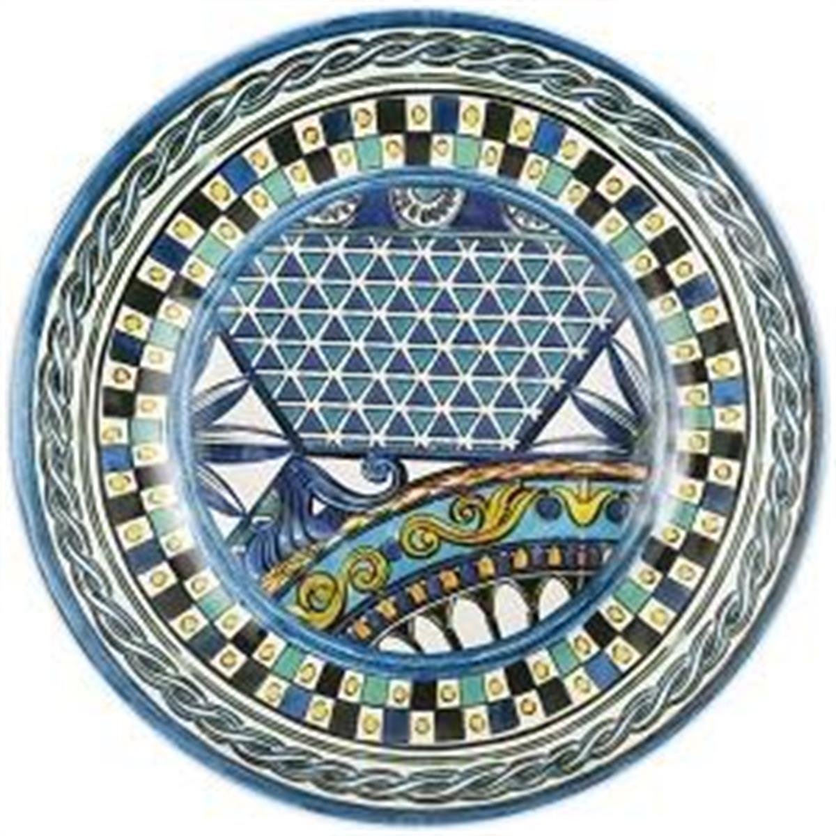Design of LuxuryBACI MİLANOBMPL3.BRM02Mavi Barok Tabak 21.5 Cm | designofluxury.com.tr Mavi Barok Tabak 21.5 Cm