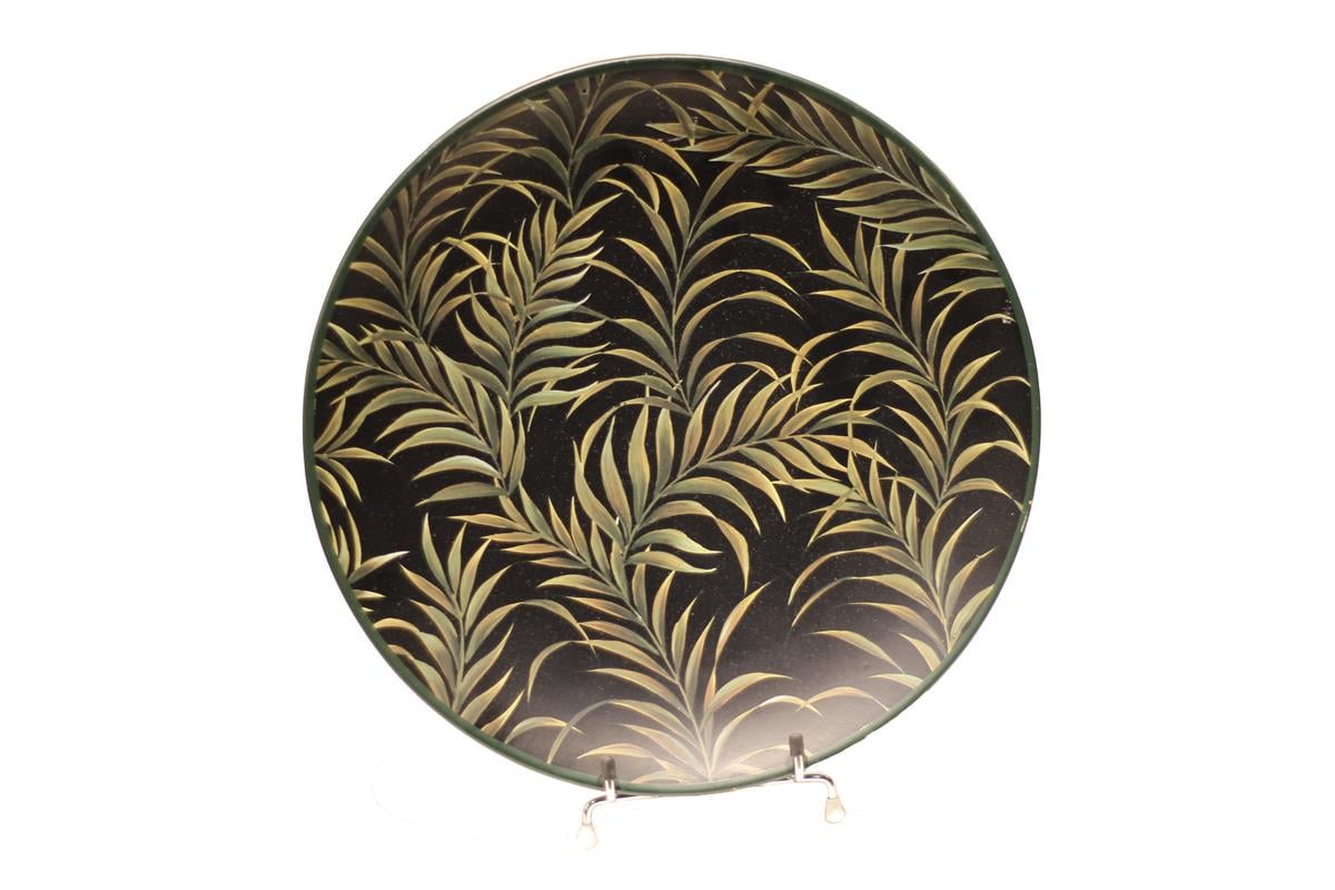 Design of LuxuryDESIGN OF LUXURYM-002660P177.887850 Siyah Des Ser Dek Tabak 33cm | designofluxury.com.tr Siyah Desenli Seramik Dekor Tabak 33cm - P177.887850