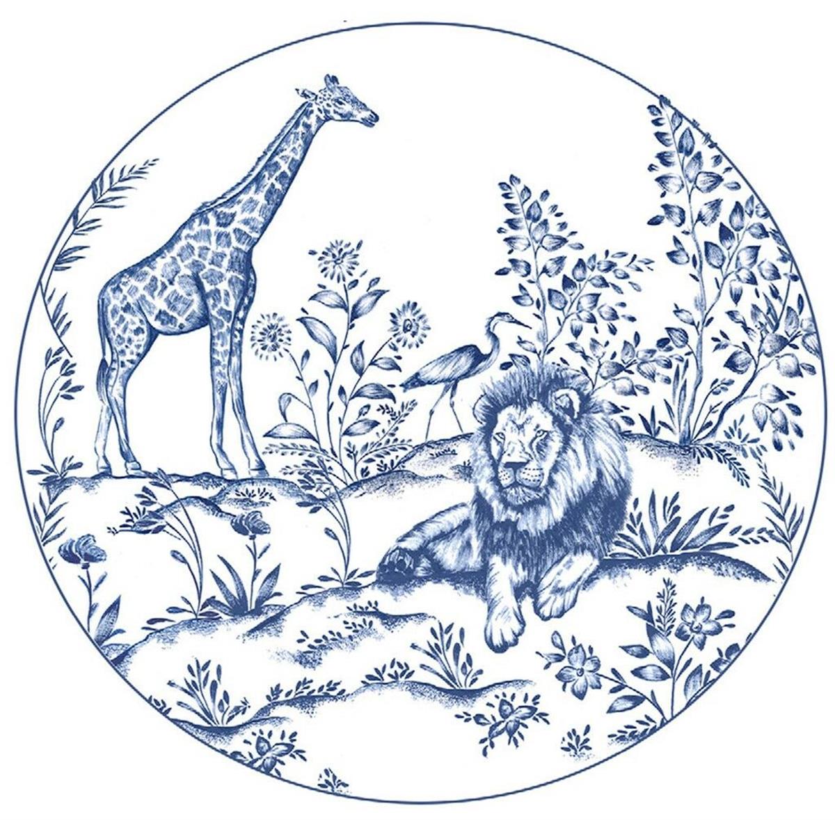 Design of LuxuryHALCYON DAYSTRNCS11RTHalcyon Days Serengeti Round Birchwood Tray