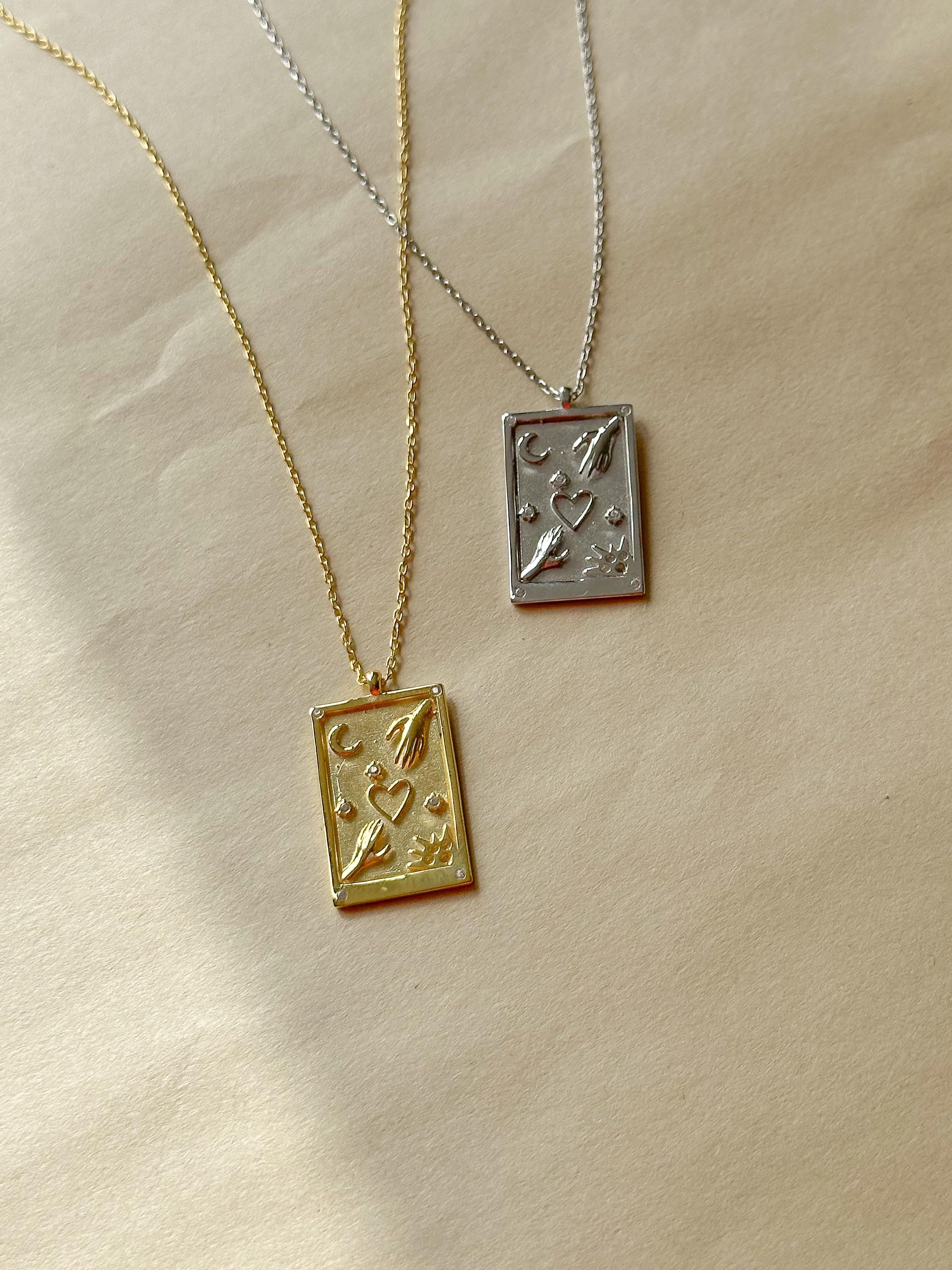 Çoklu Sembol Kolye  - 925 Ayar Gümüş