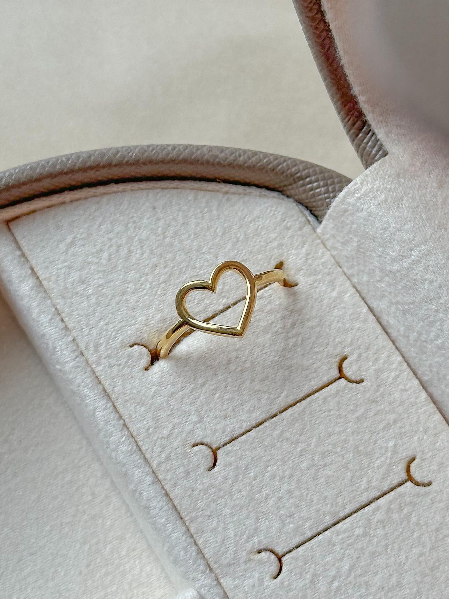 Kalp Figürlü Yüzük - 925 Ayar Gümüş