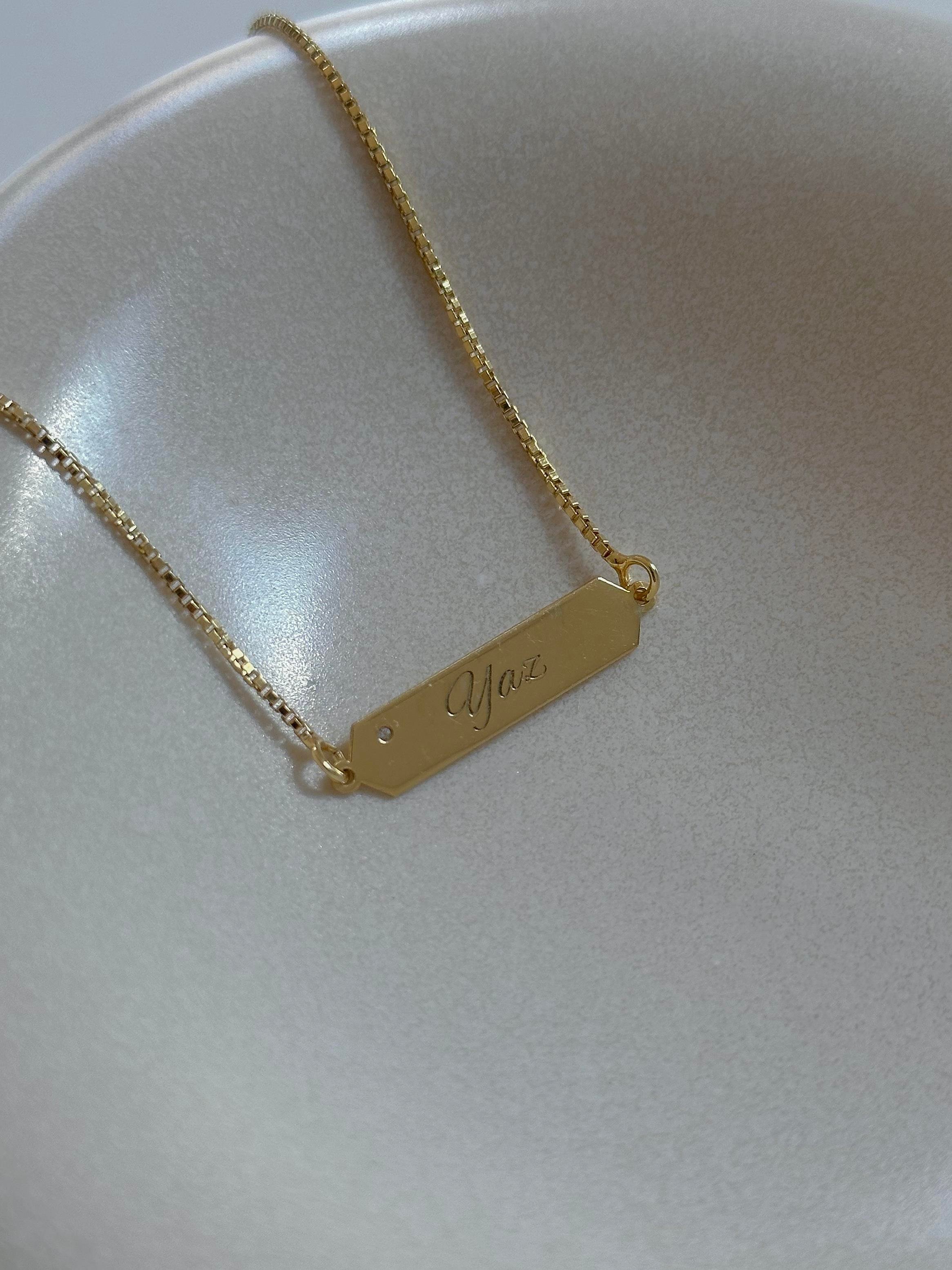 Kişiye Özel Plaka Bileklik -  925 Ayar Gümüş