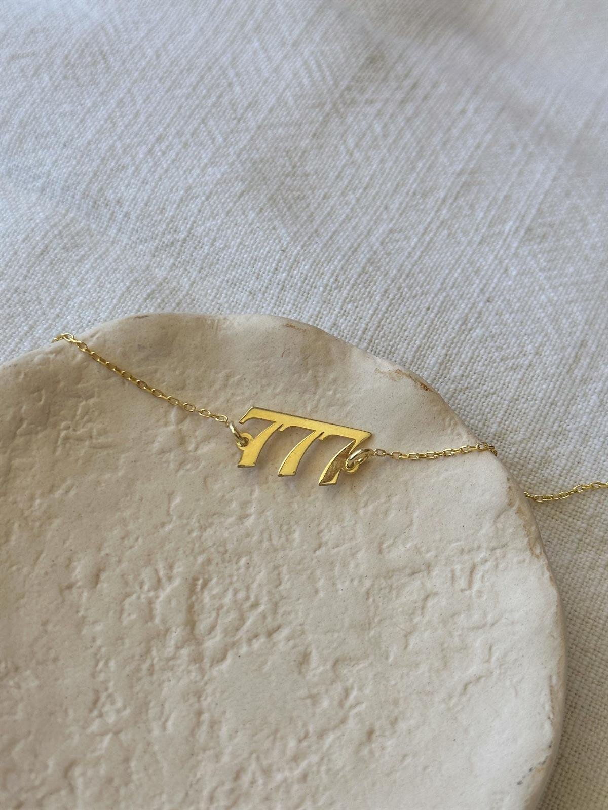 Melek Sayı Bileklik - 925 Ayar Gümüş