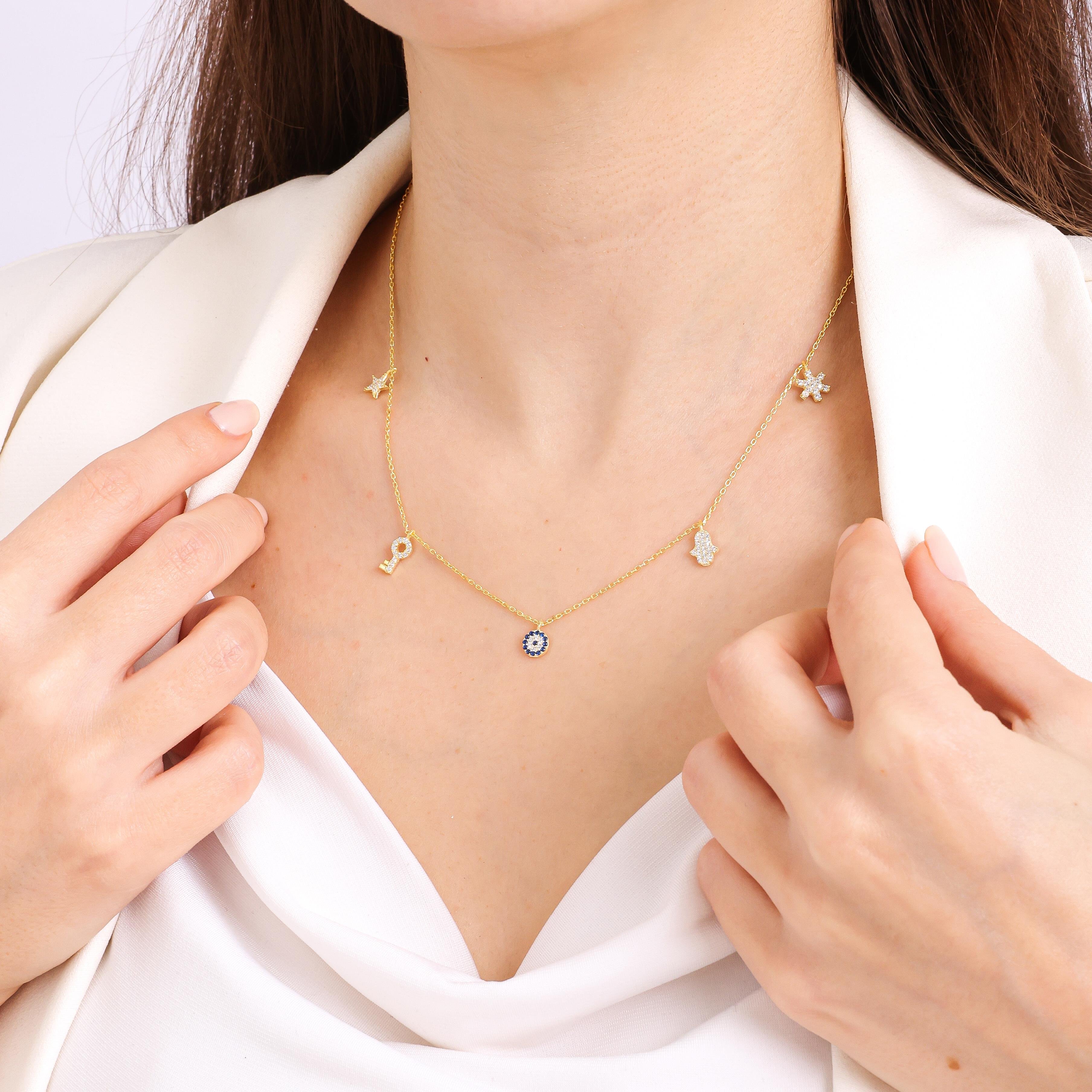 Şans Kolyesi - 925 Ayar Gümüş