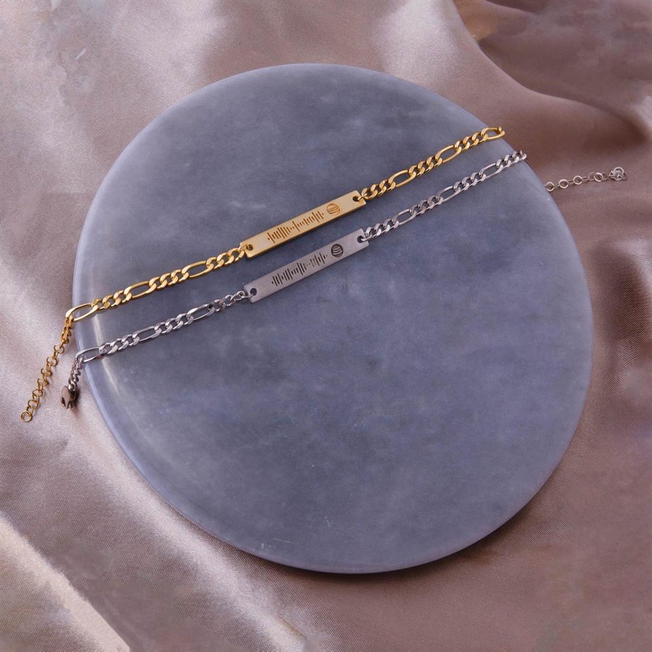 Spotify Bileklik - 925 Ayar Gümüş