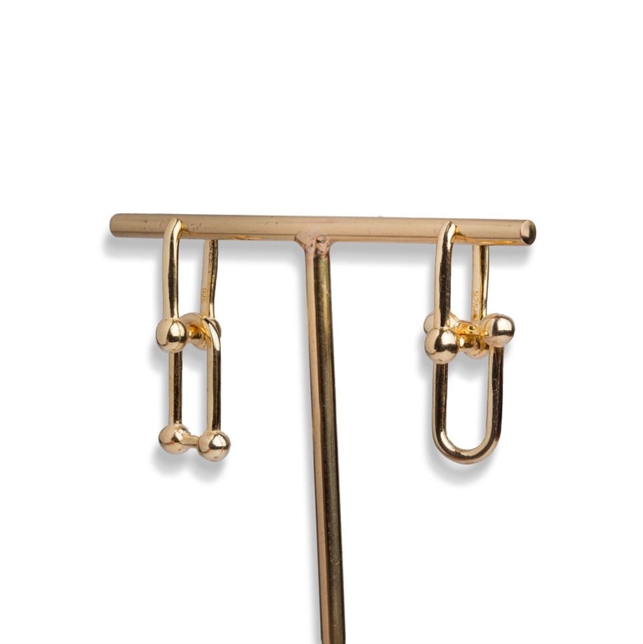 Zincir Küpe - Çift - 925 Ayar Gümüş