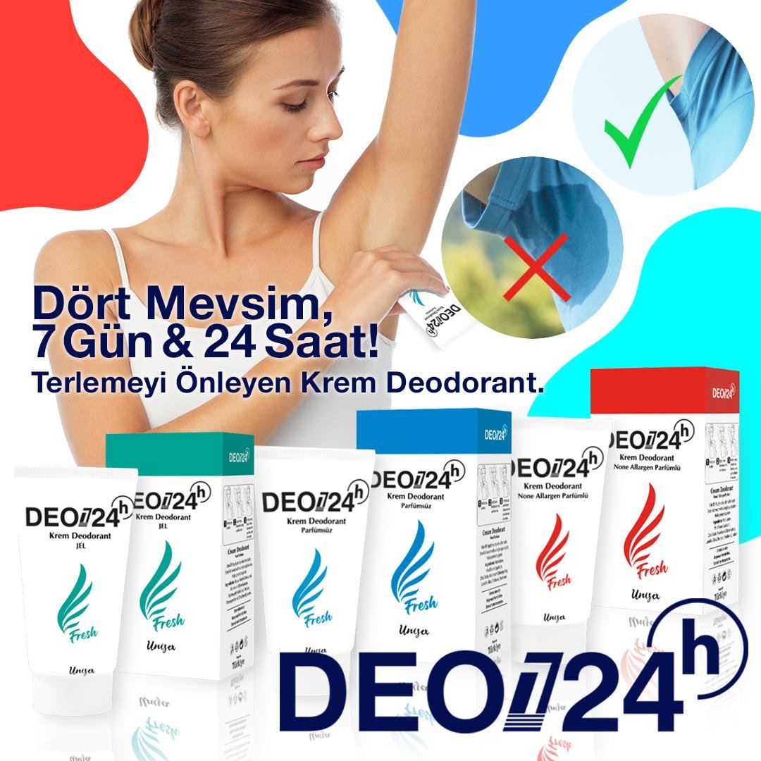 DEO 7/24DEO 7/24 KREM DEODORANT PARFÜMLÜ 35ML