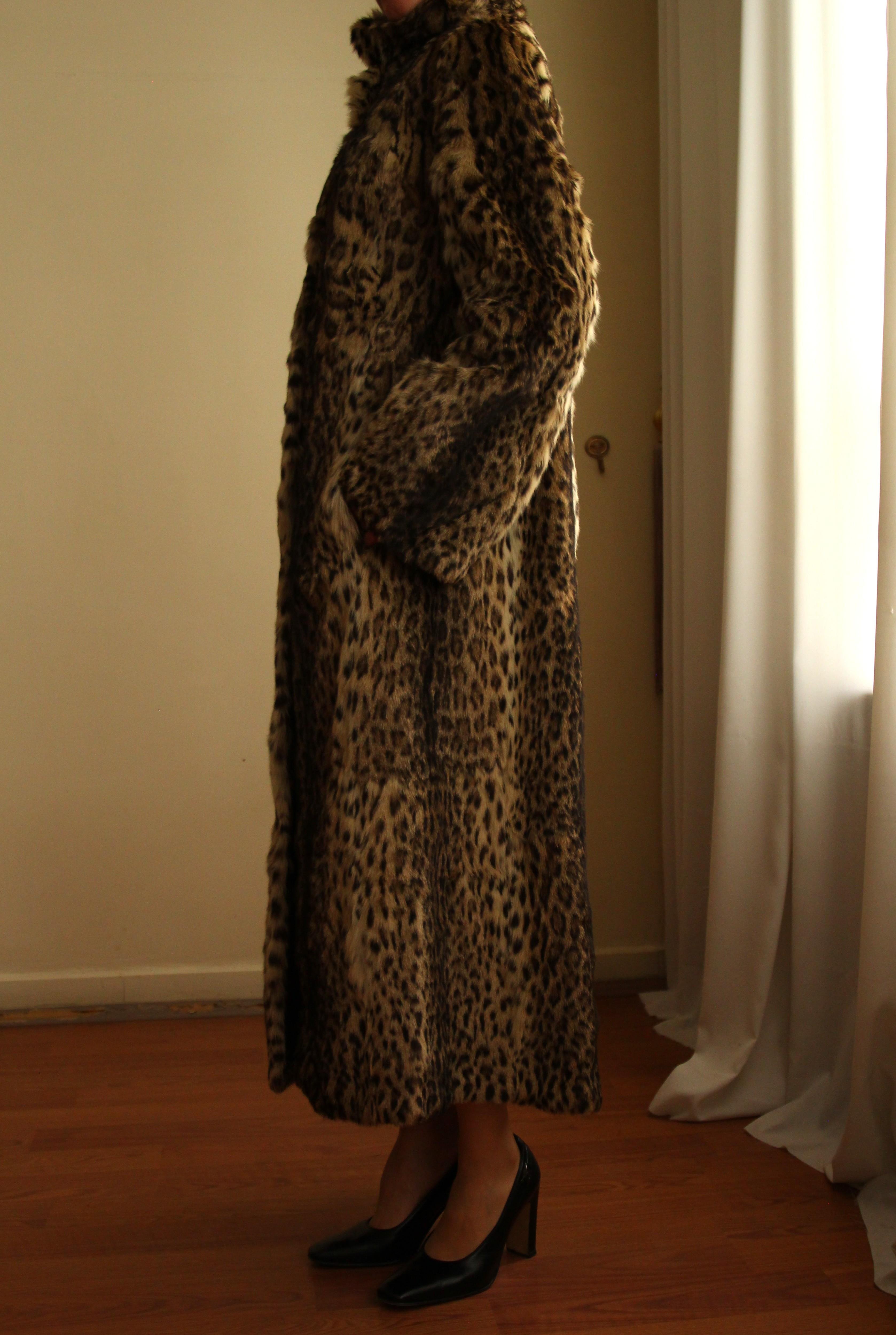 1980s Pelze Burkhardt Exclusive Pelze Augsburg Tailored Original Leopard Fur