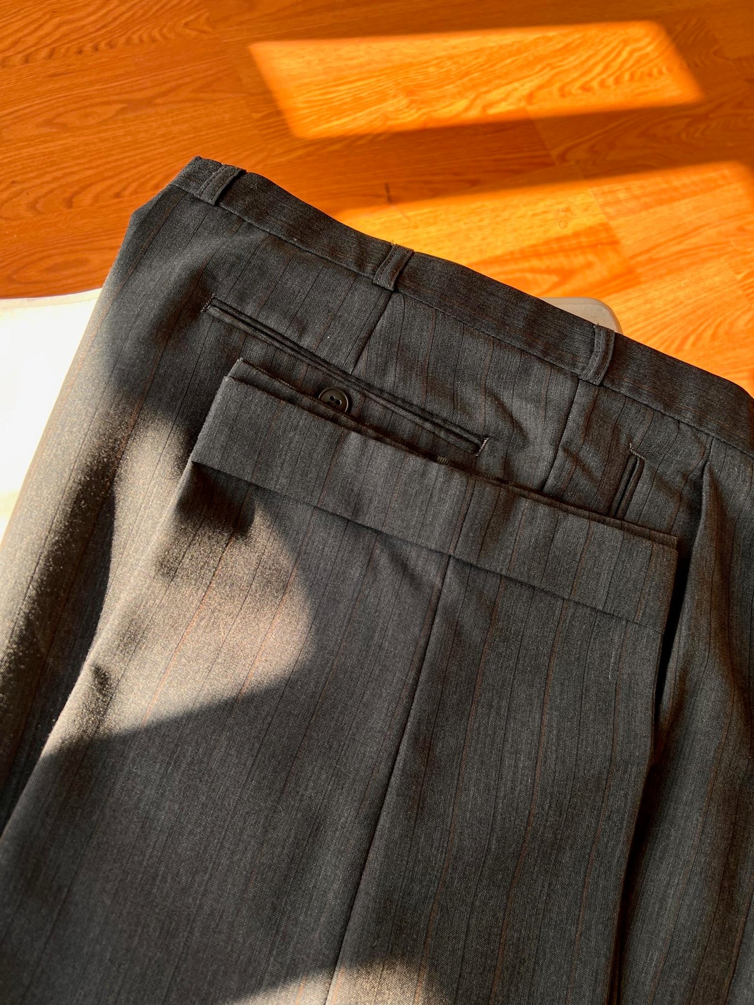 1980s Tailored Classical Pilili Unisex Vintage Pantolon