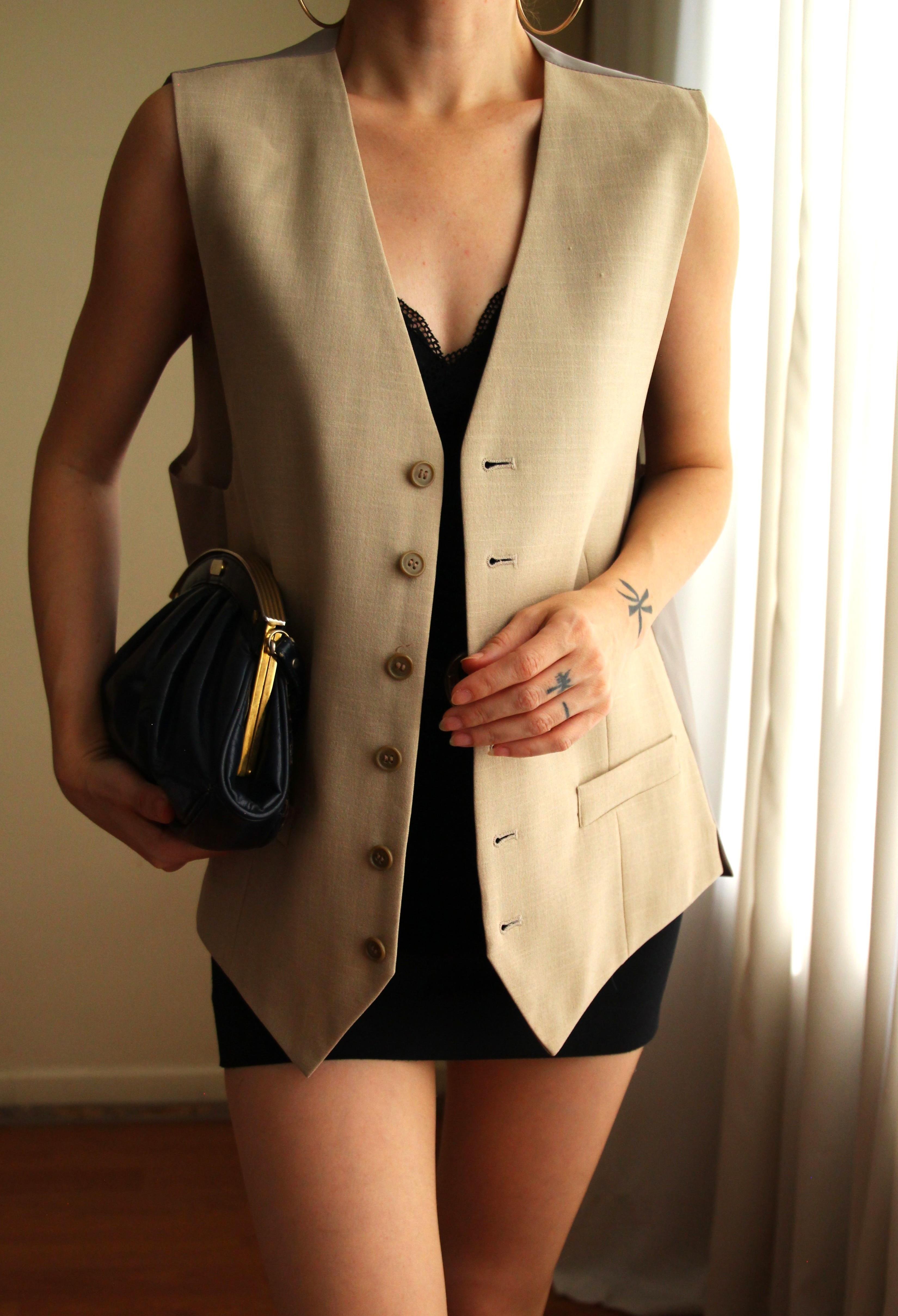90s Tailored Classical Vintage Yelek