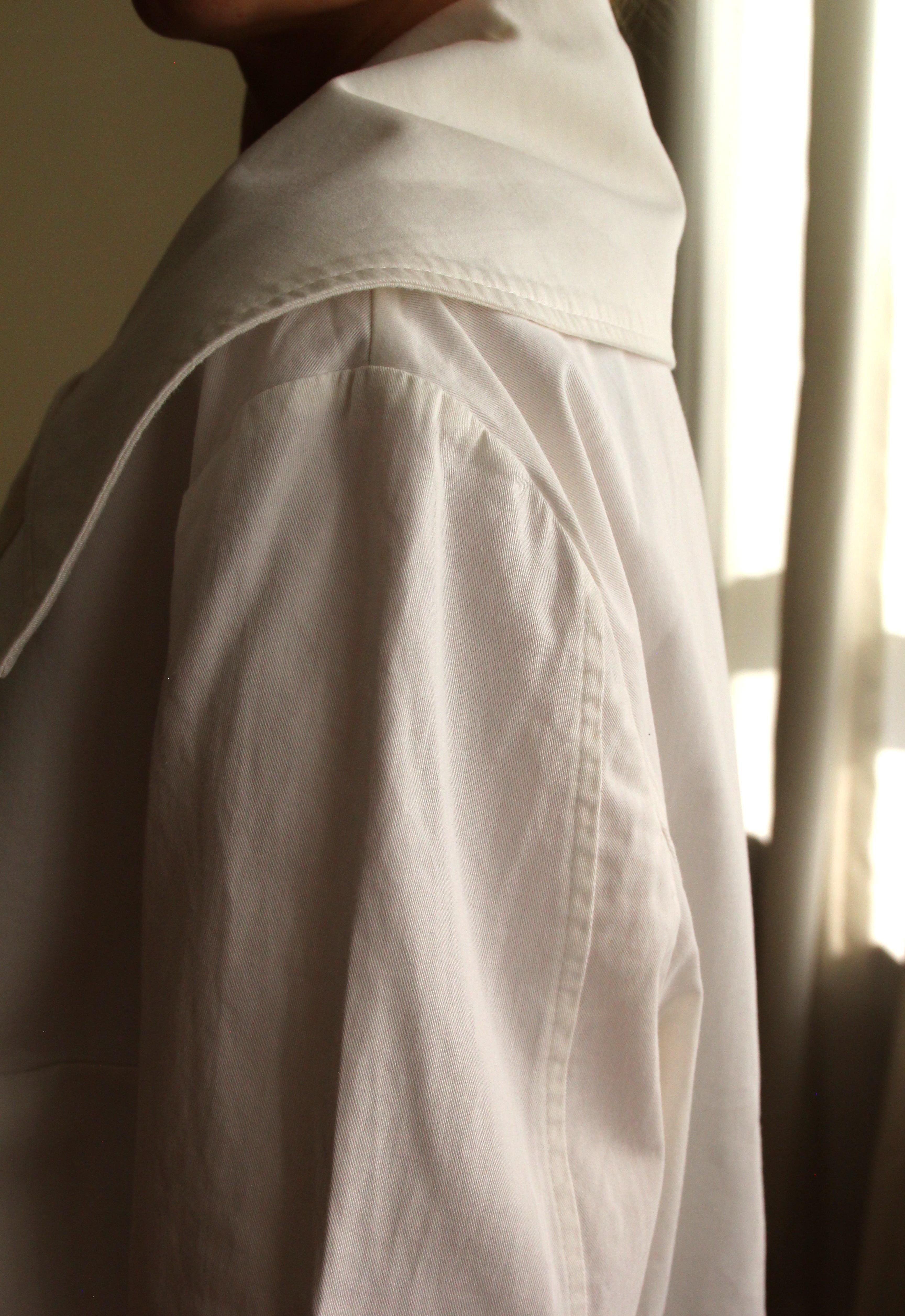 Beyaz Crop Ceket