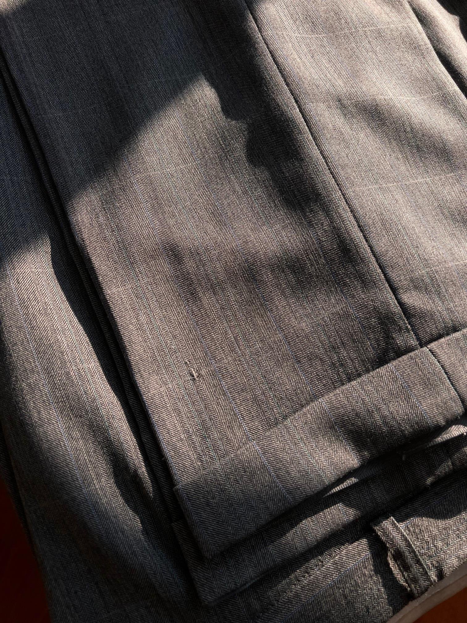 Burberrys 1980s Classical Pilili Unisex Vintage Pantolon