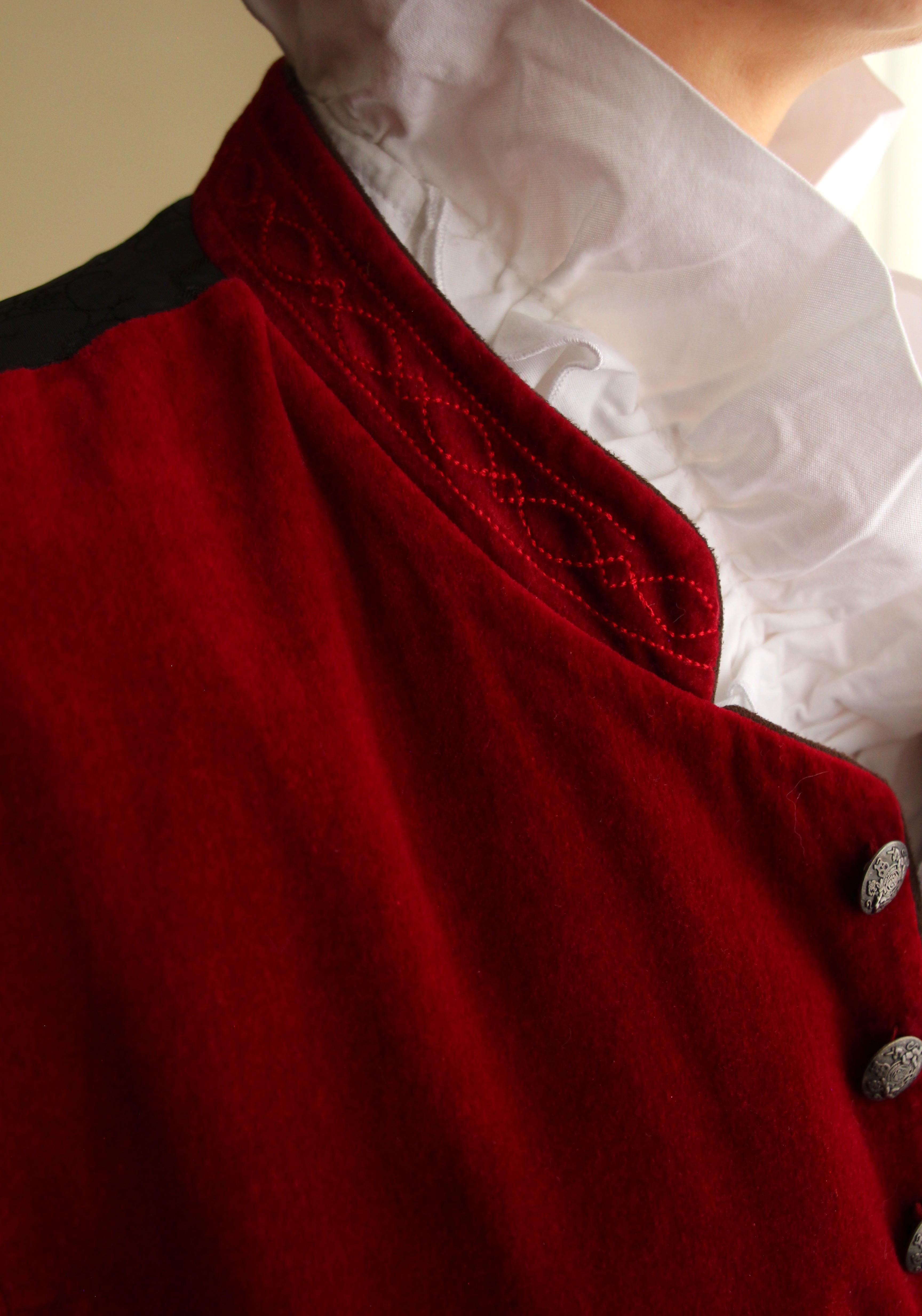 Koleksiyonluk Nadir Distler Orıgınal Trachten Silver Button Vintage Yelek
