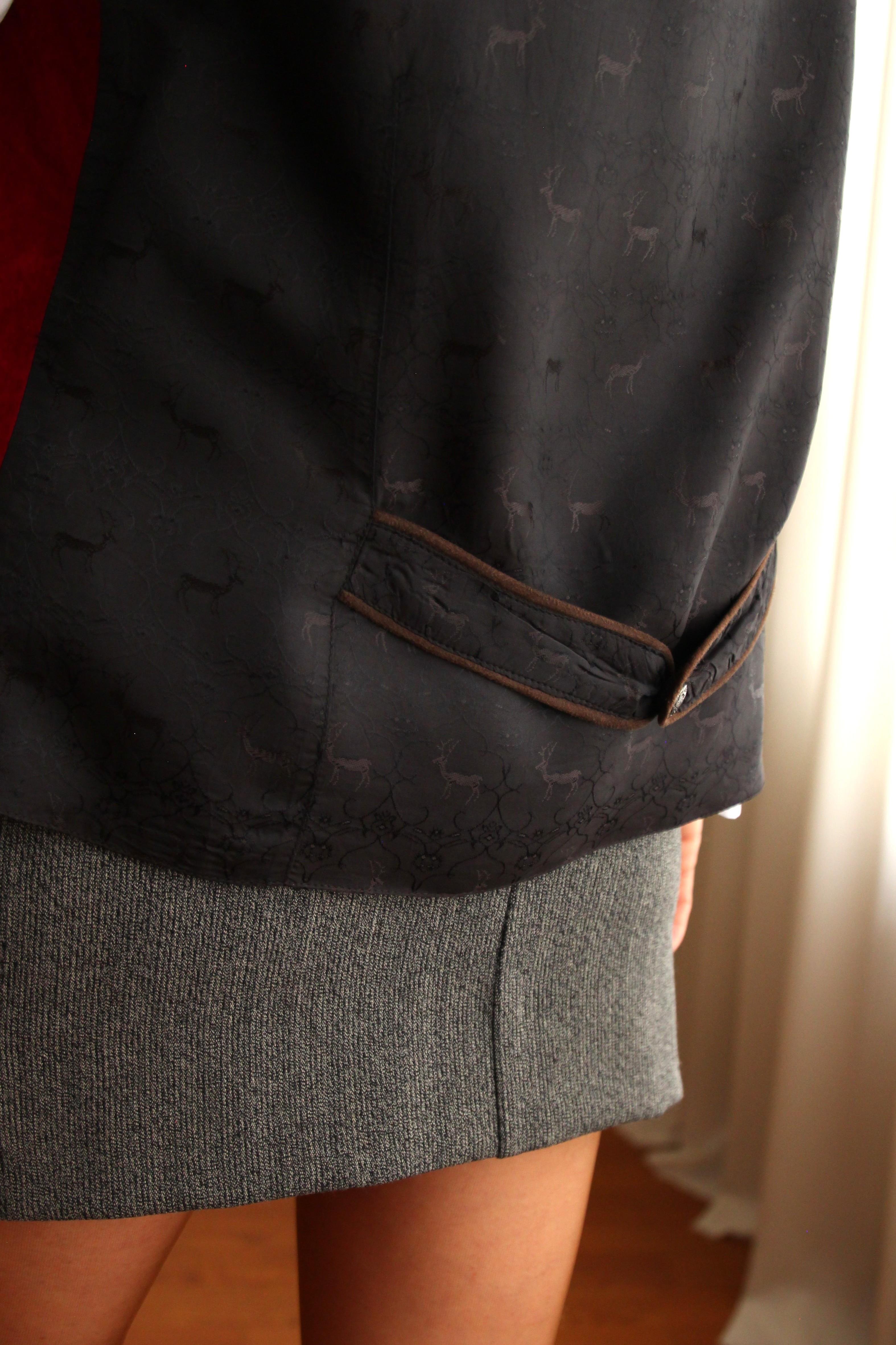 Koleksiyonluk Nadir Distler Orıgınal Trachten Silver Button Vintage Yelek